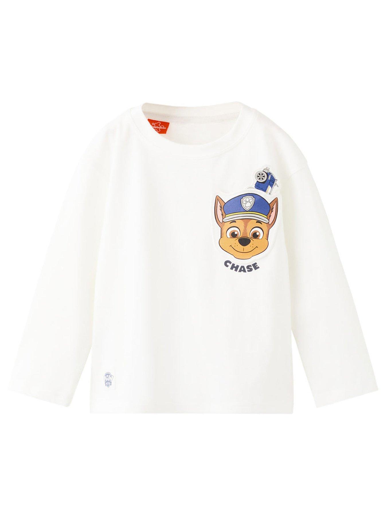 Image 2 of 5 of Mango Younger Boys Paw Patrol Long Sleeve T-Shirt - Light Cream