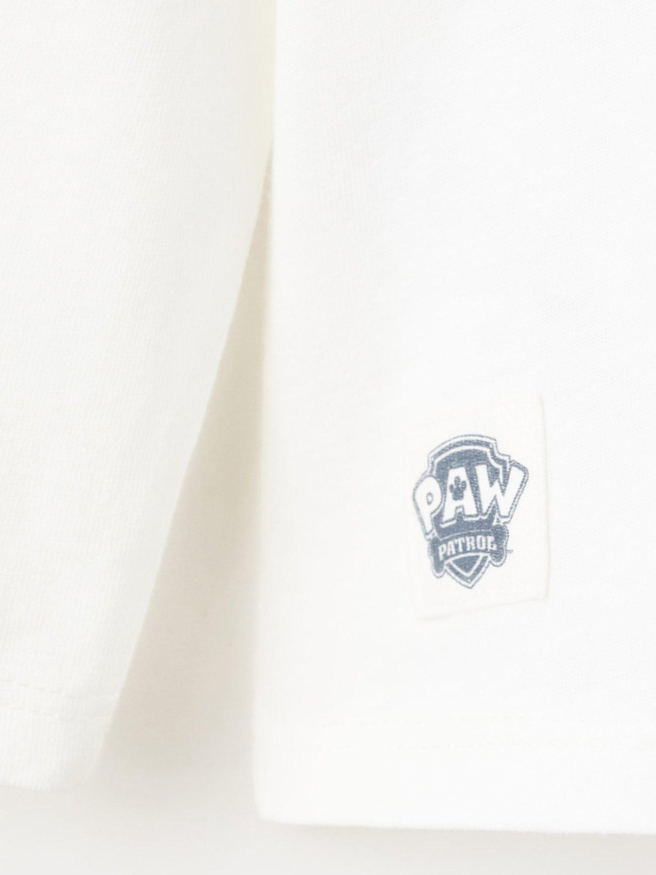 Image 4 of 5 of Mango Younger Boys Paw Patrol Long Sleeve T-Shirt - Light Cream