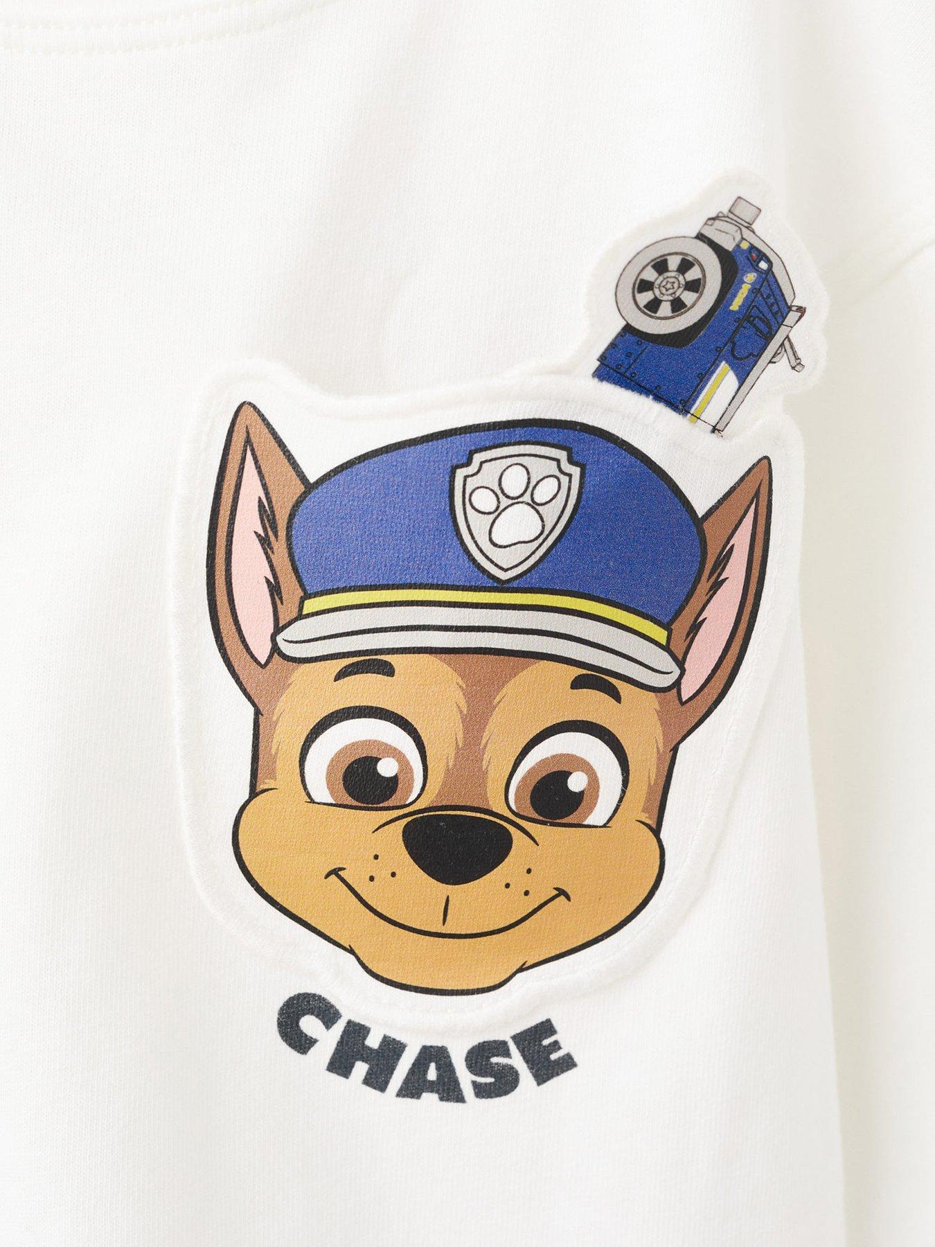 Image 5 of 5 of Mango Younger Boys Paw Patrol Long Sleeve T-Shirt - Light Cream
