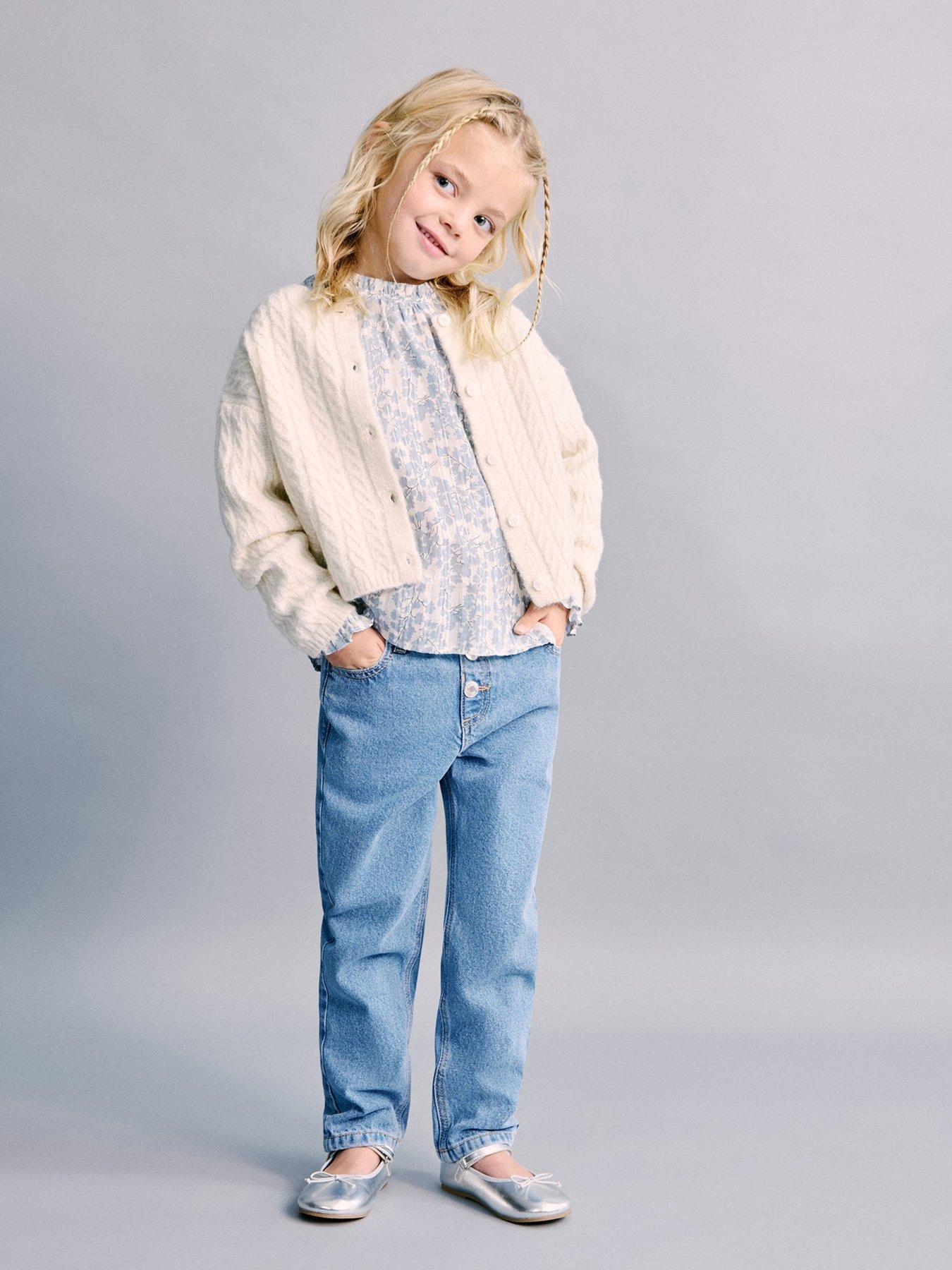 mango-younger-girls-paper-bag-regular-jeans-blue