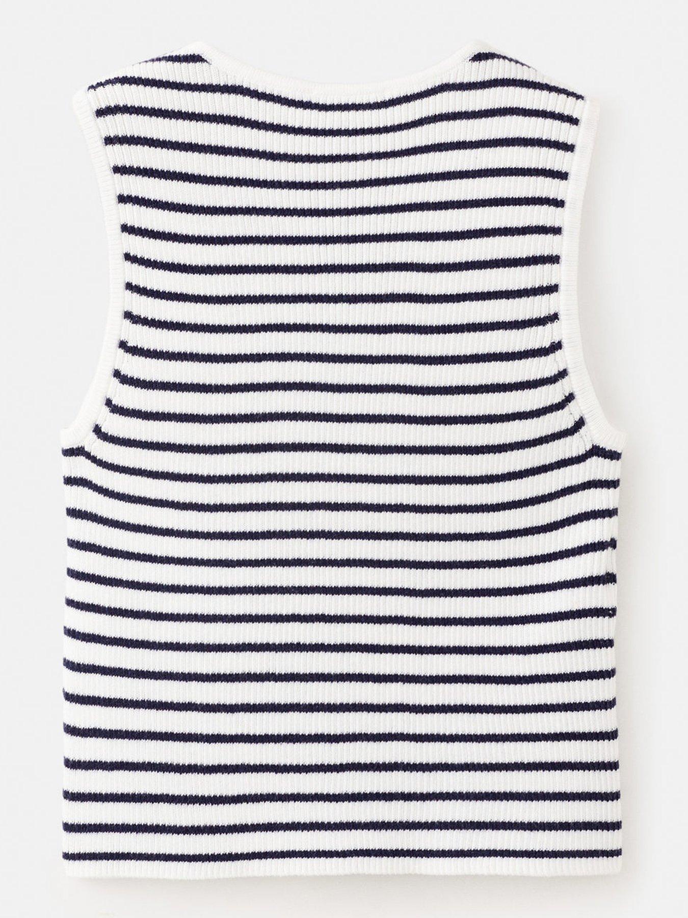 mango-girls-striped-ribbed-vest-navy-stripeback