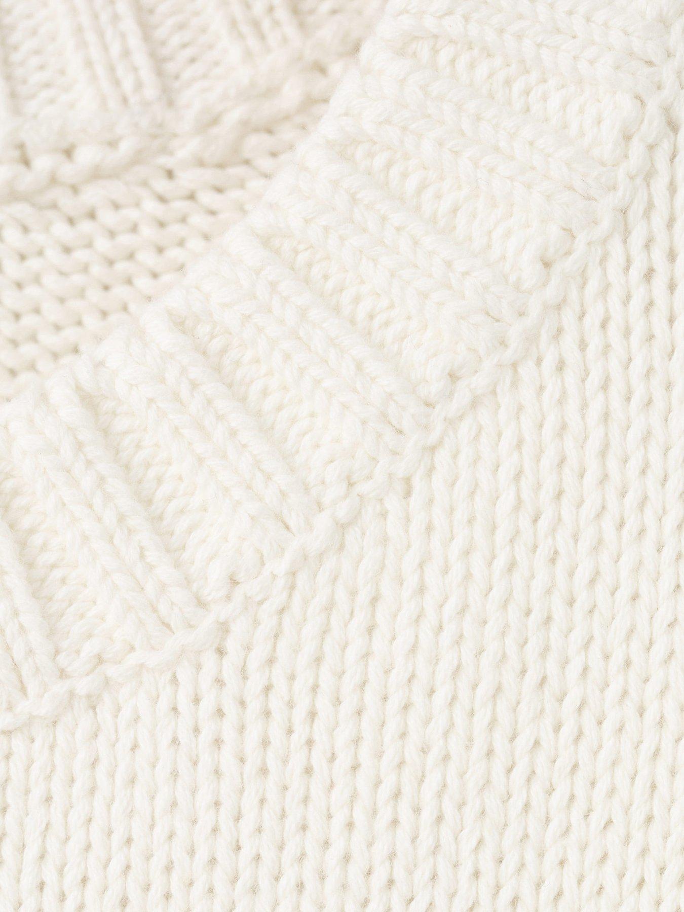 Image 3 of 4 of Mango Girls Bateaux Au Soleil Knitted Jumper - Light Cream