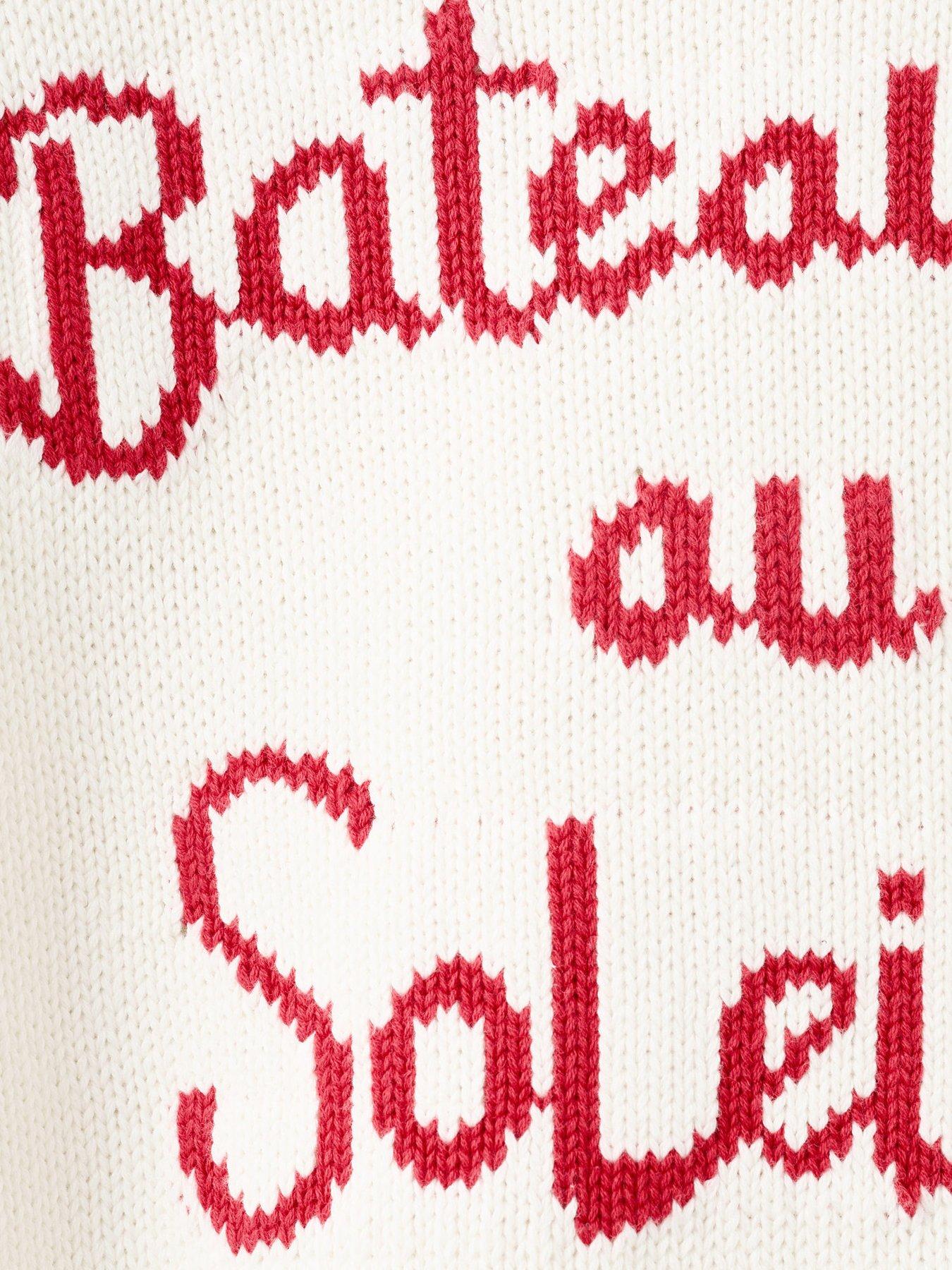 Image 4 of 4 of Mango Girls Bateaux Au Soleil Knitted Jumper - Light Cream