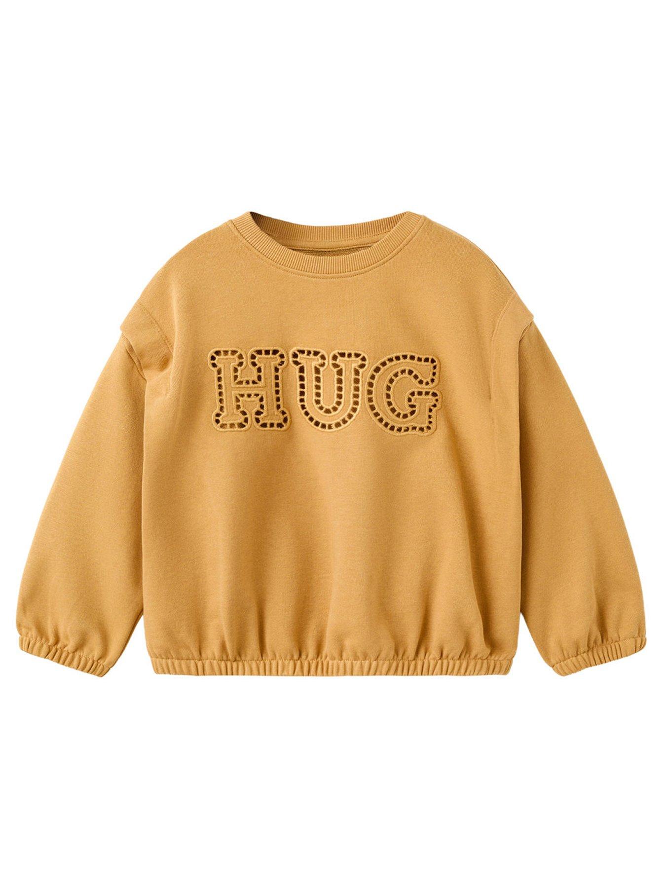 mango-younger-girls-hug-sweatshirt-yellowfront