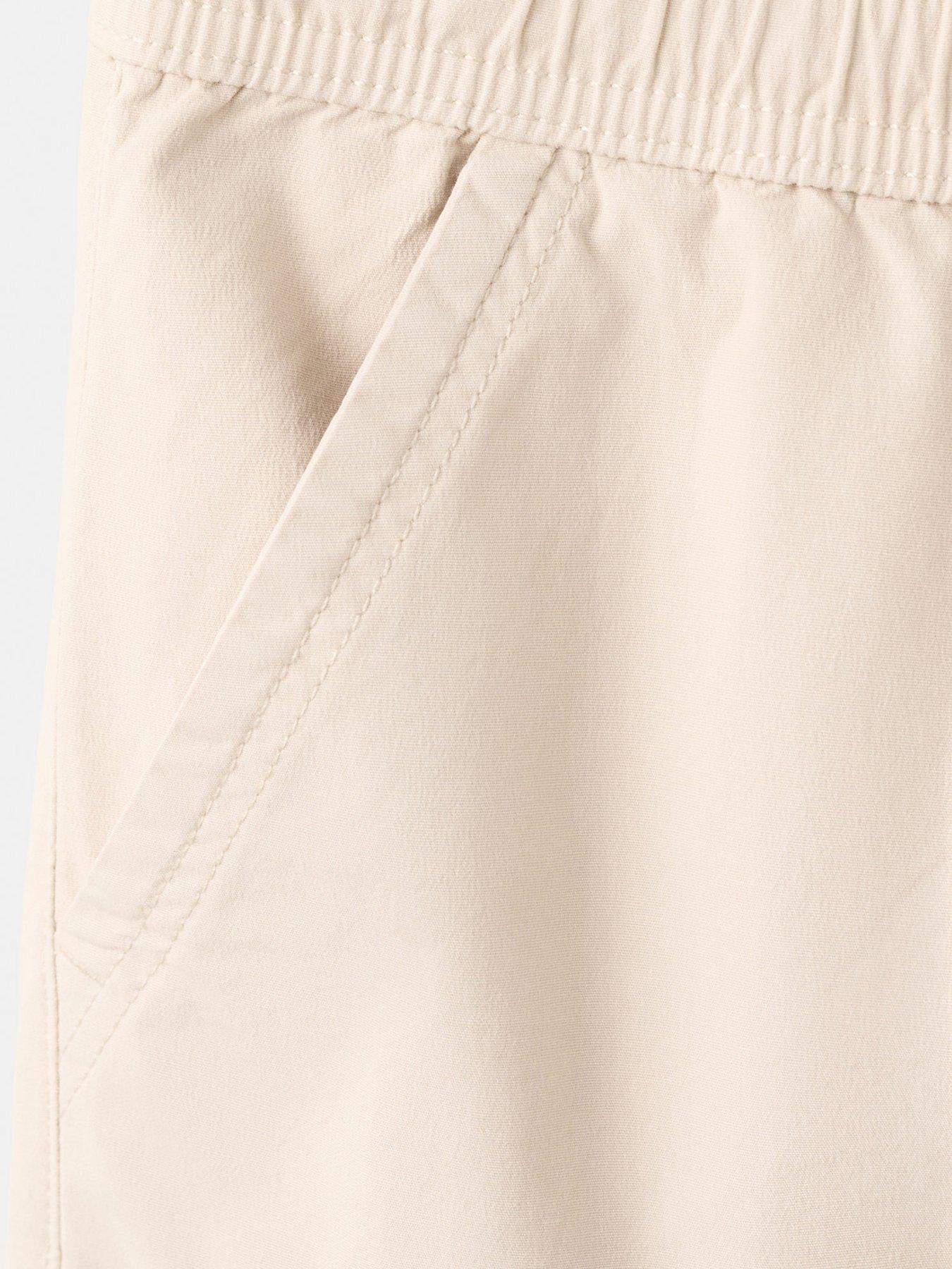 Image 3 of 4 of Mango Boys Elasticated Waist Chino Trousers - Beige