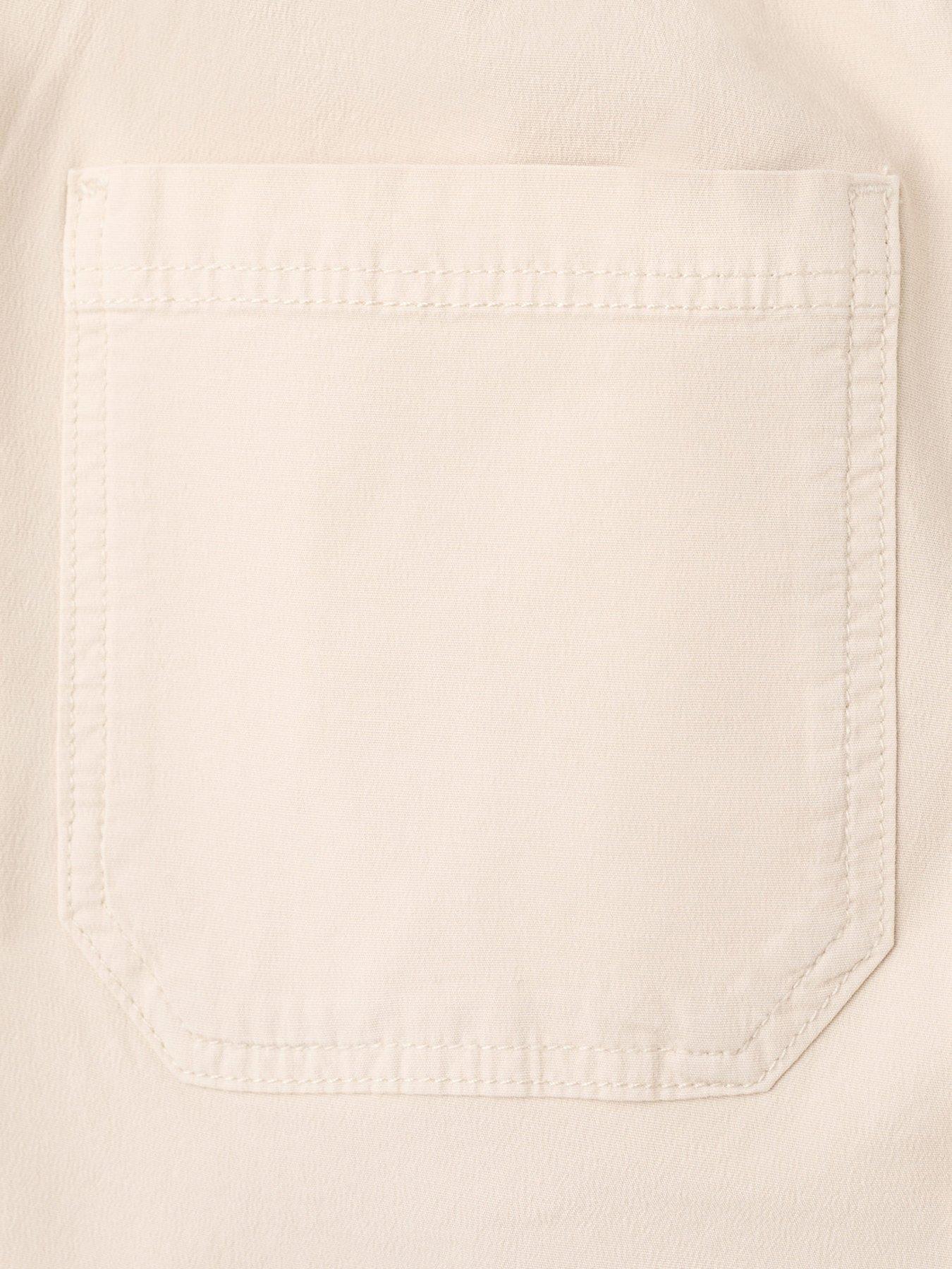 Image 4 of 4 of Mango Boys Elasticated Waist Chino Trousers - Beige