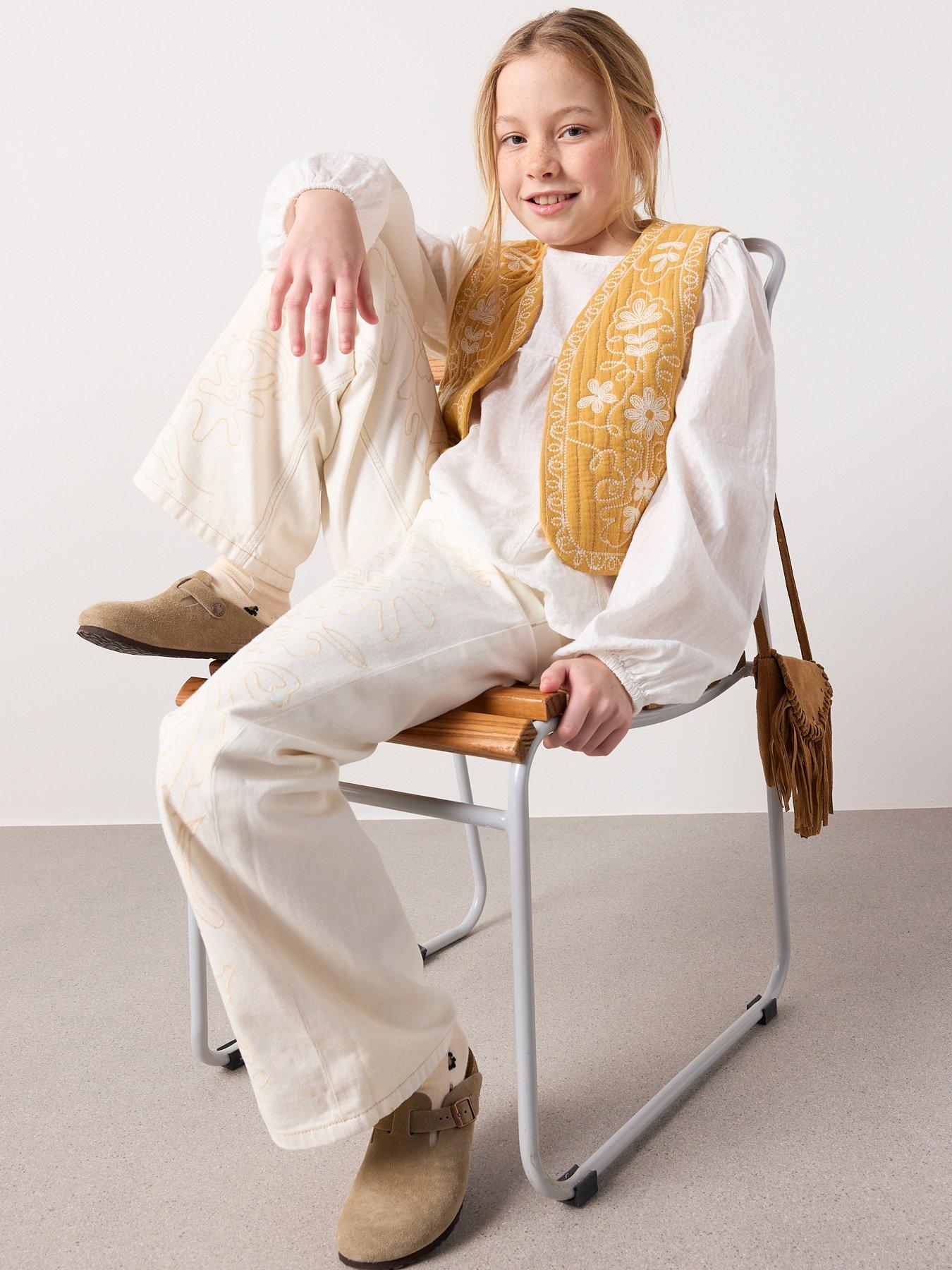 mango-girls-flower-waistcoat-yellowdetail