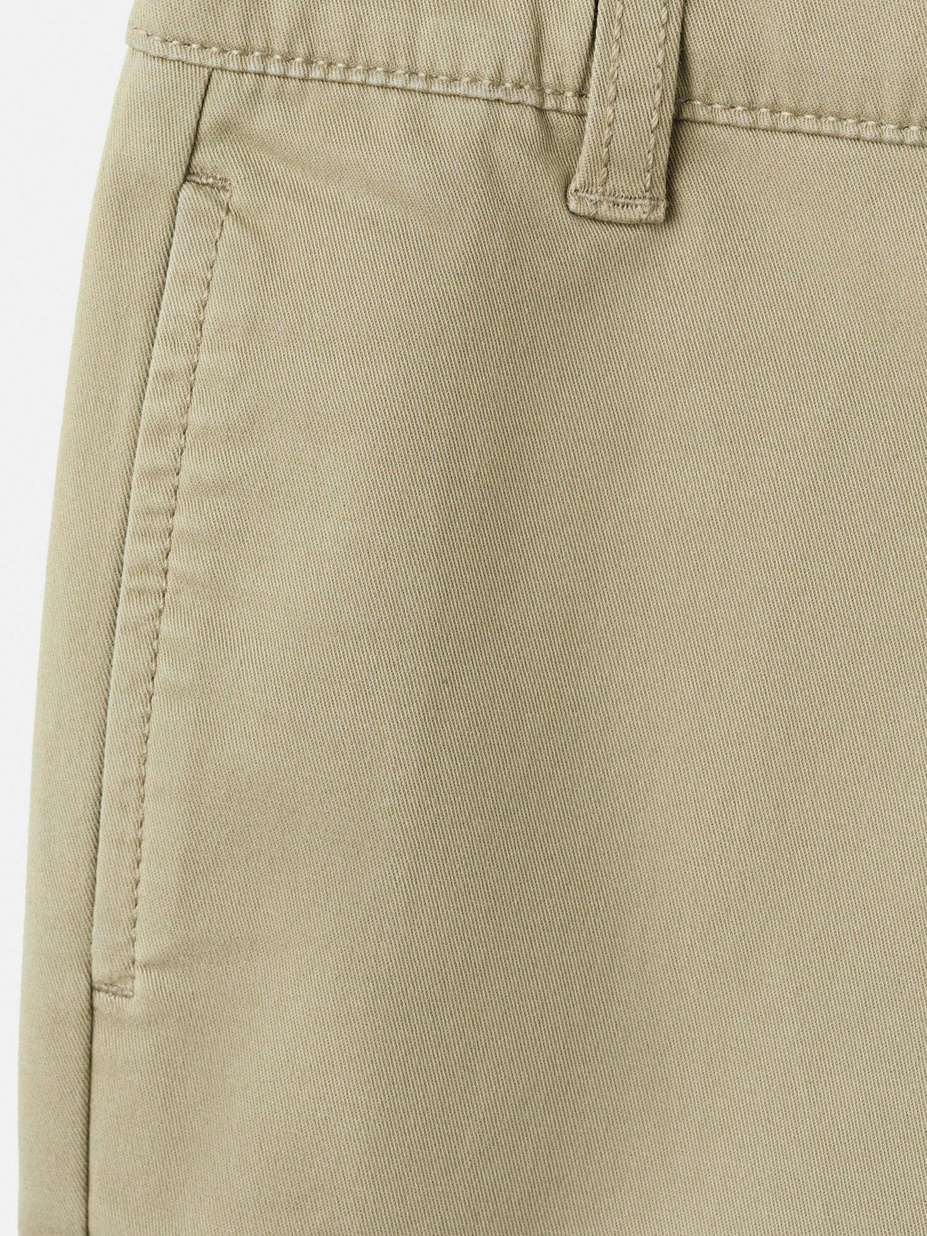 Image 3 of 4 of Mango Younger Boys Elasticated Waist Combat Trousers - Green