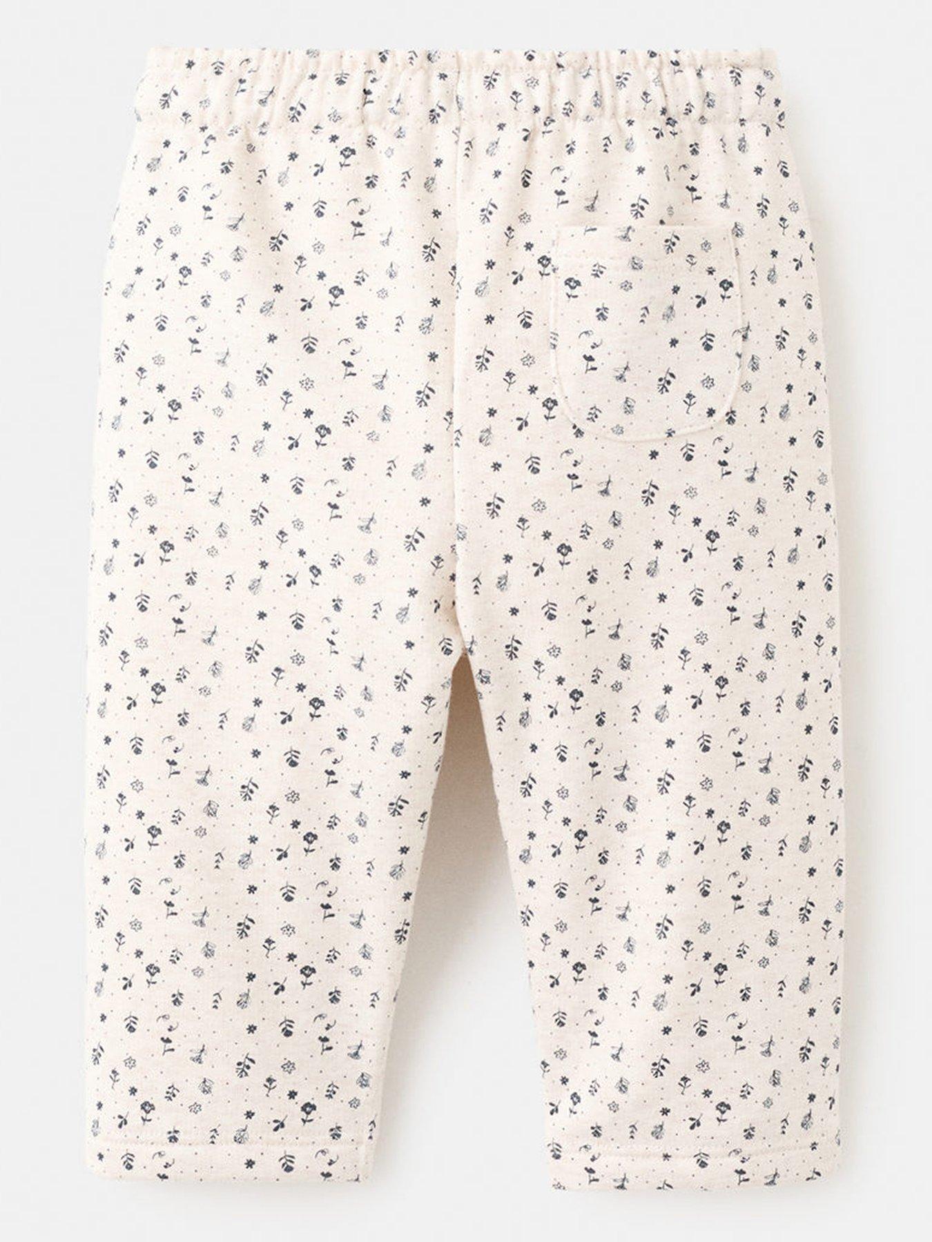 Image 2 of 4 of Mango Baby Girls Baby Co Ord Joggers - Beige
