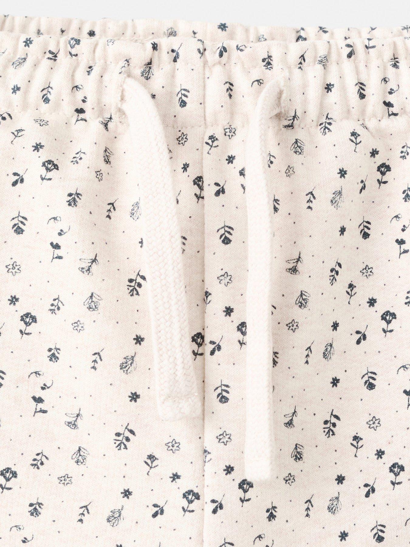 Image 3 of 4 of Mango Baby Girls Baby Co Ord Joggers - Beige