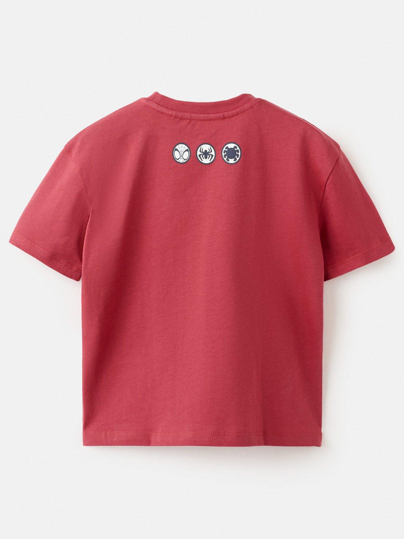 mango-younger-boys-spiderman-short-sleeve-graphic-t-shirt-redback