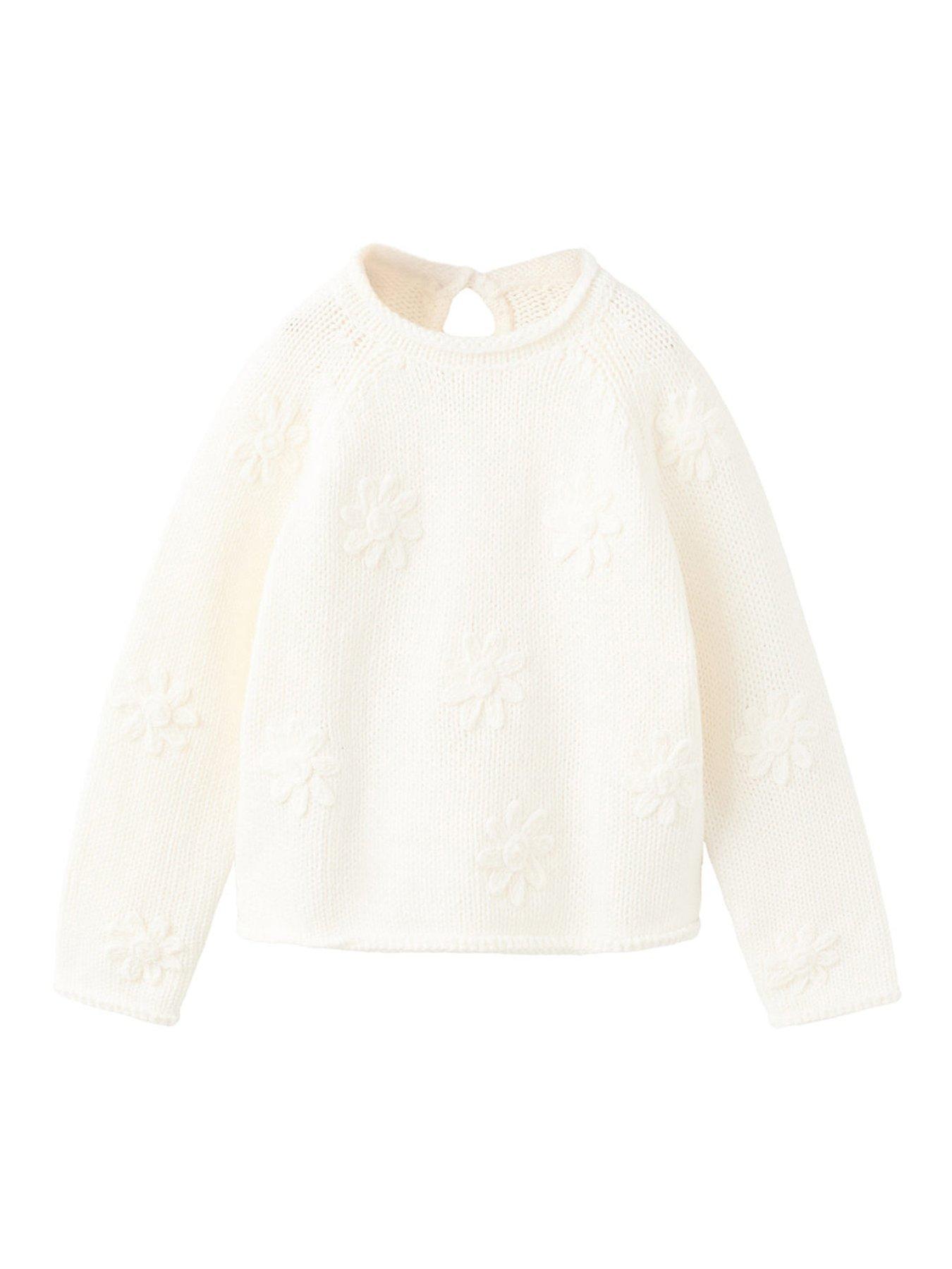mango-younger-girls-knitted-flower-crew-neck-jumper-cream