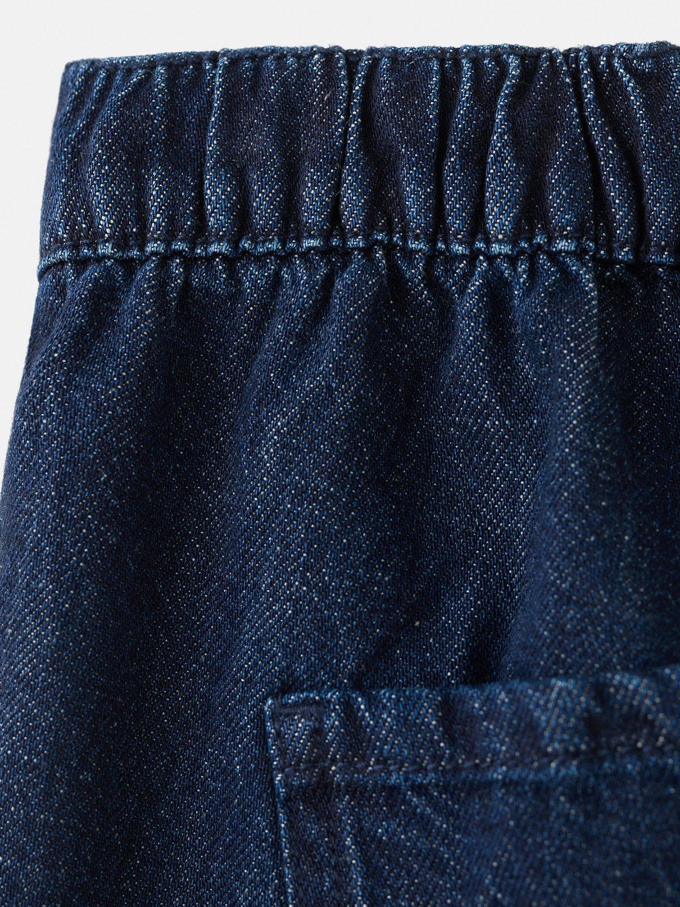 mango-girls-denim-co-ord-skort-dark-bluedetail