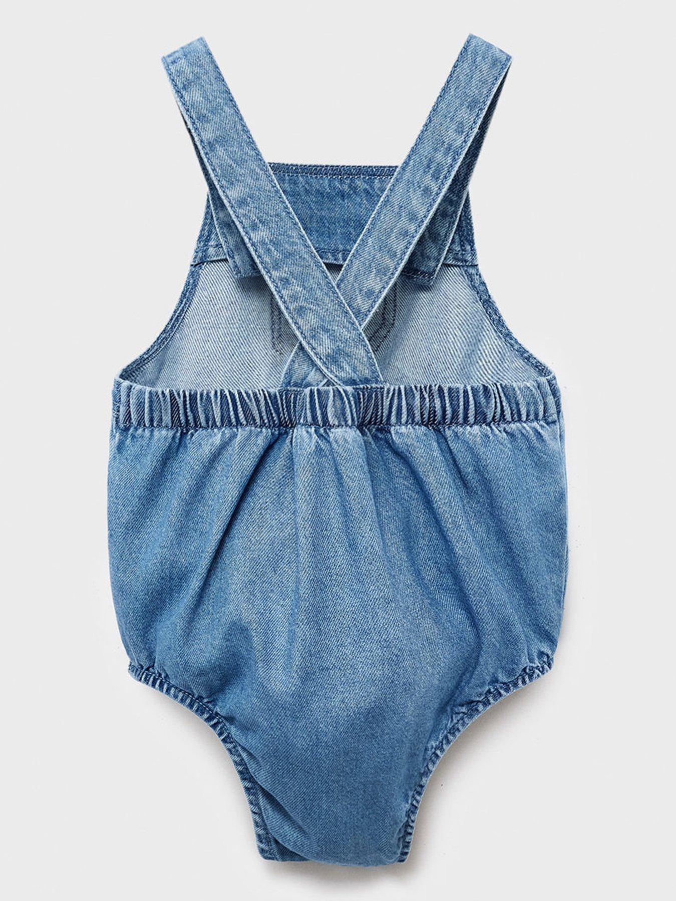 mango-baby-unisex-soft-denim-romper-blueback