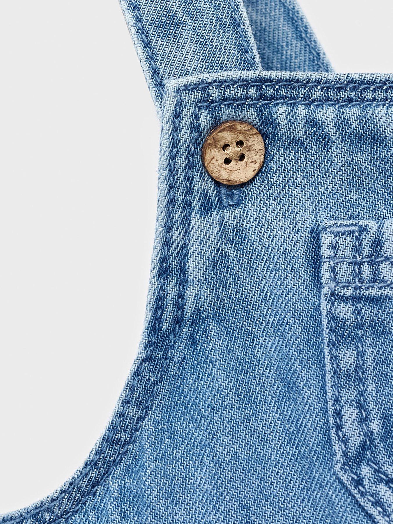 mango-baby-unisex-soft-denim-romper-blueoutfit