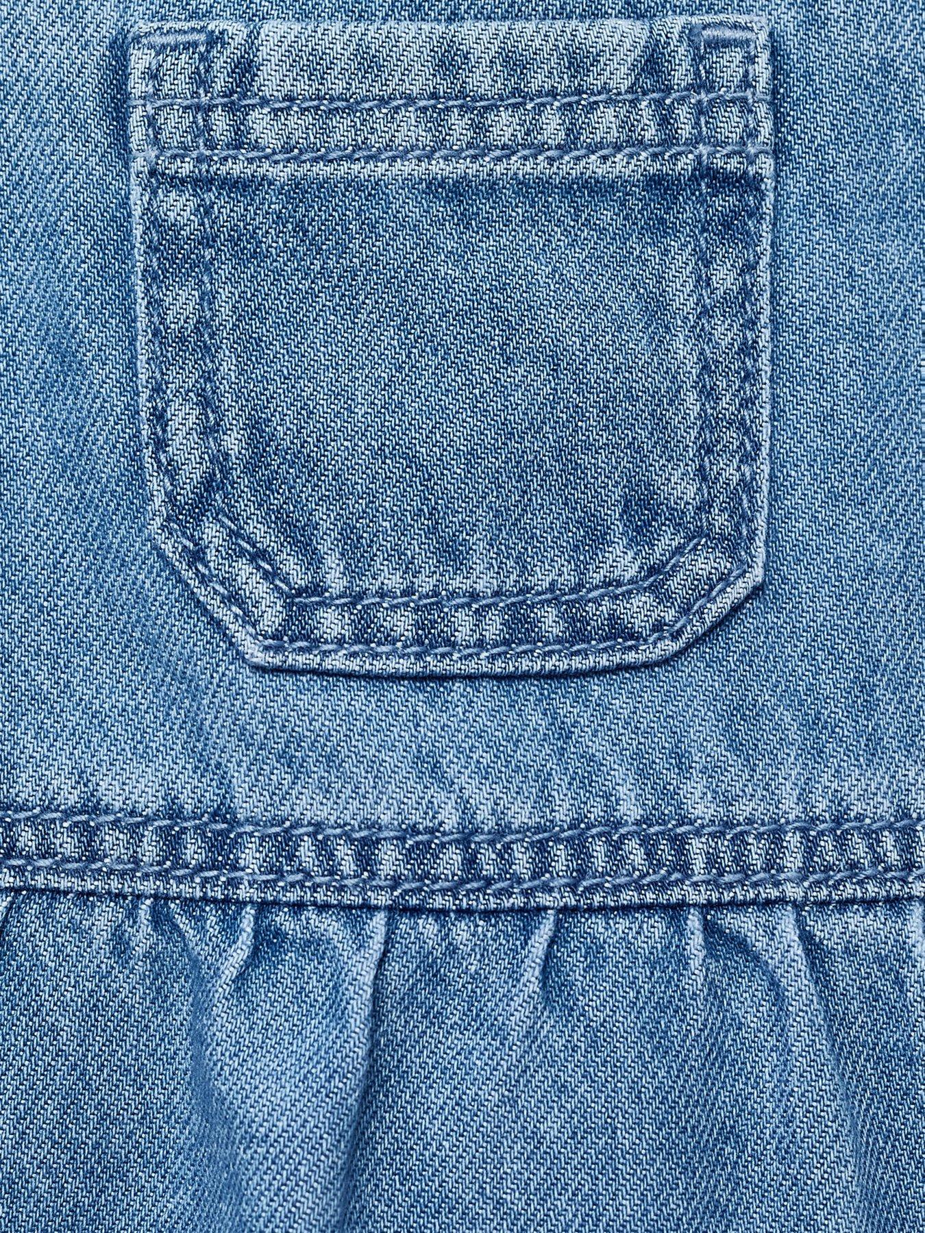 mango-baby-unisex-soft-denim-romper-bluedetail