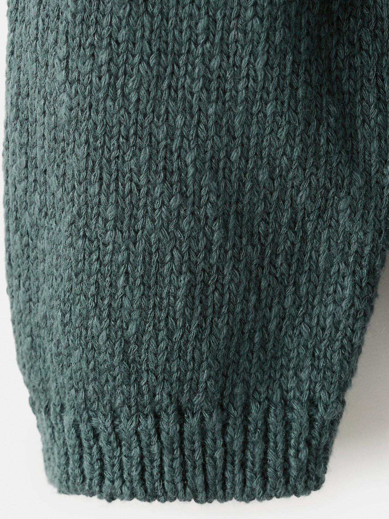 mango-baby-unisex-knitted-cardigan-greendetail