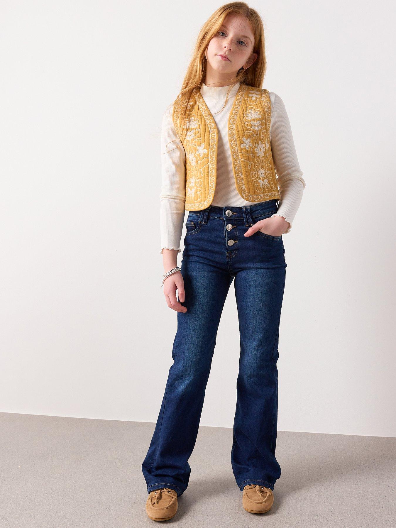mango-girls-button-up-flare-jeans-dark-blue