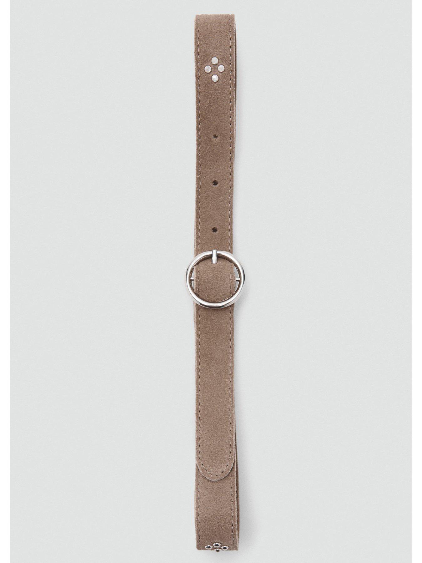 mango-girls-suede-studded-belt-beigedetail