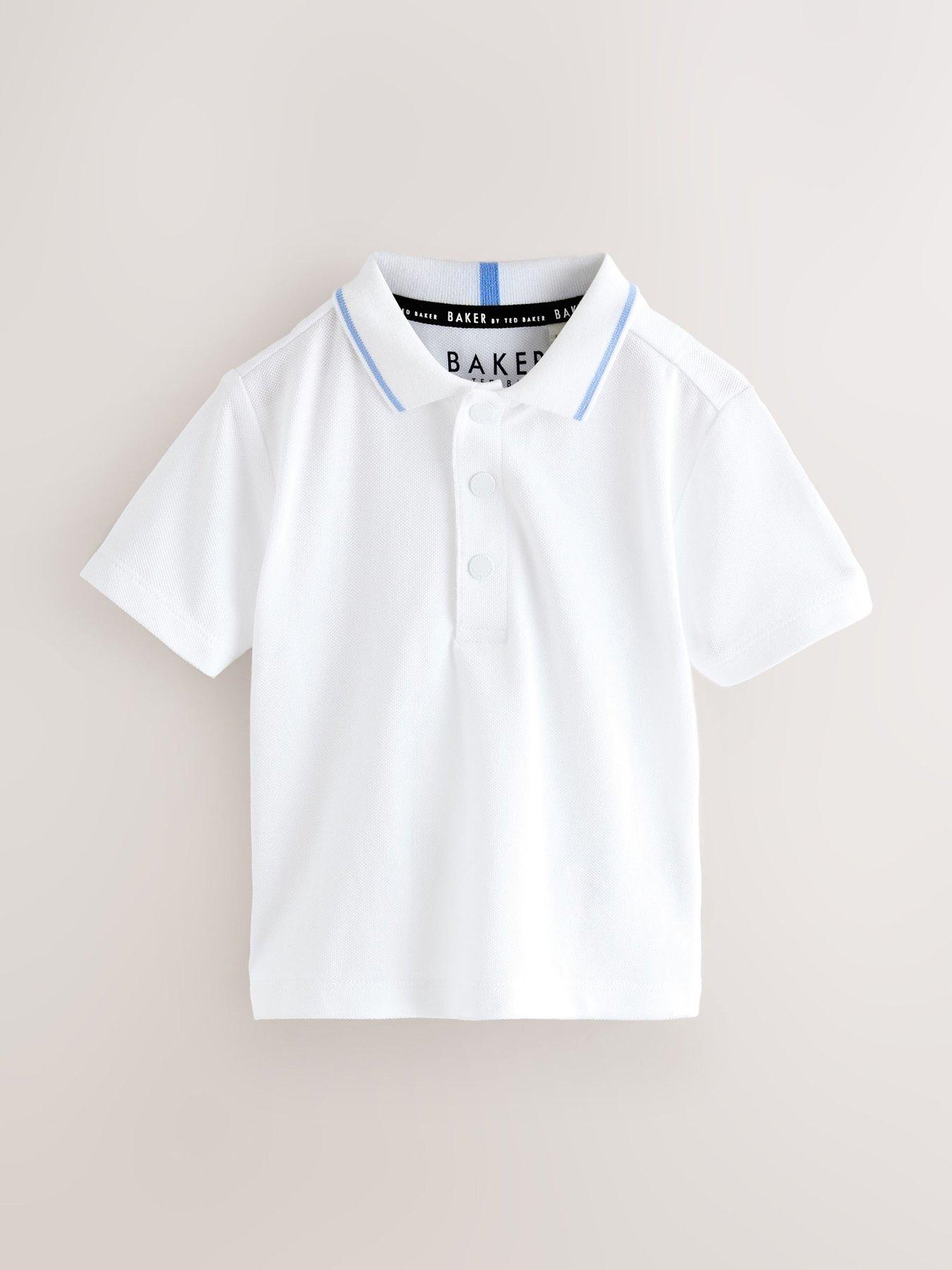 Image 3 of 6 of Ted Baker Baby Boys Logo Dungaree Set - Blue
