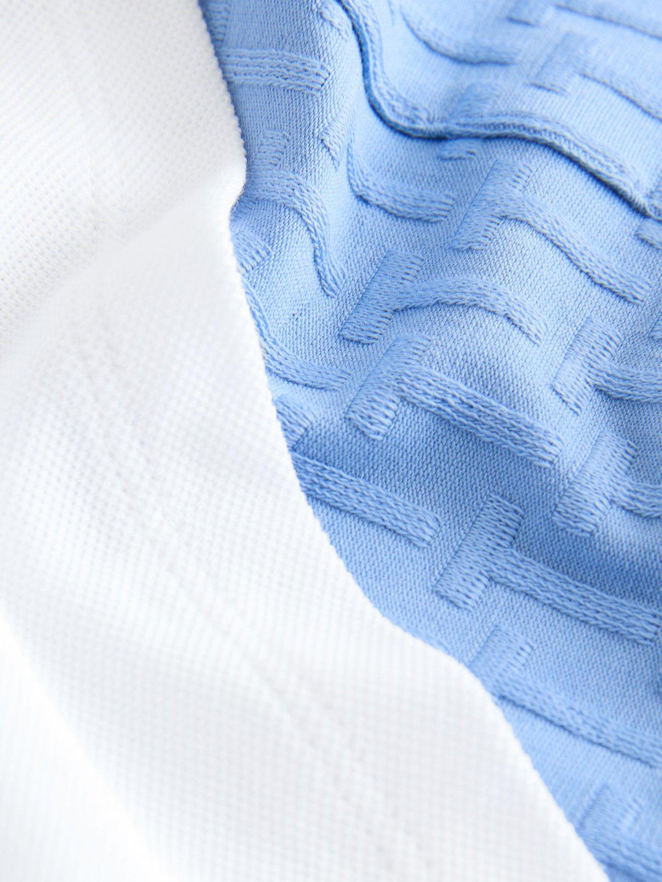 Image 5 of 6 of Ted Baker Baby Boys Logo Dungaree Set - Blue