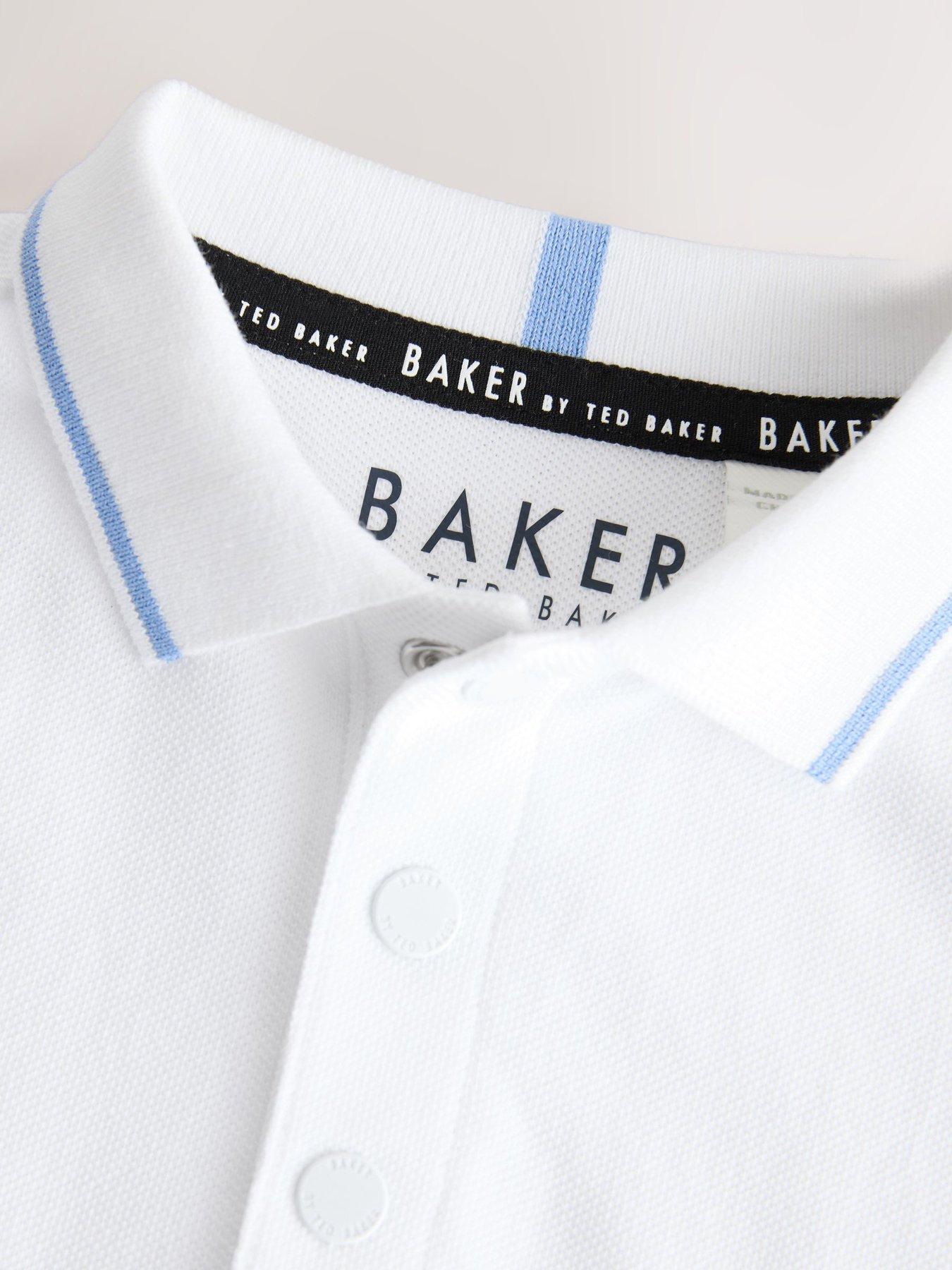 Image 6 of 6 of Ted Baker Baby Boys Logo Dungaree Set - Blue