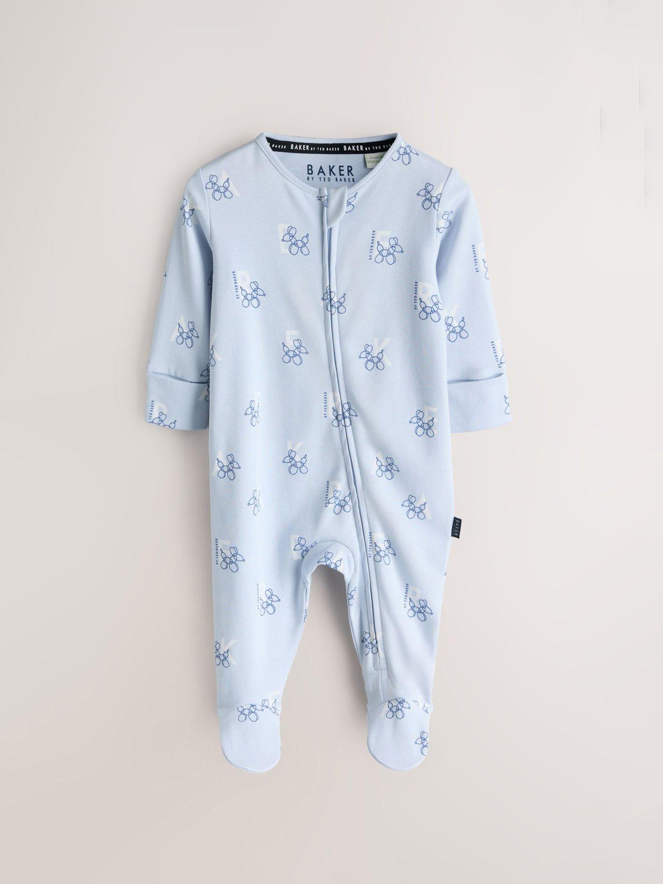 ted-baker-baby-boys-3-pack-sleepsuits-blueoutfit