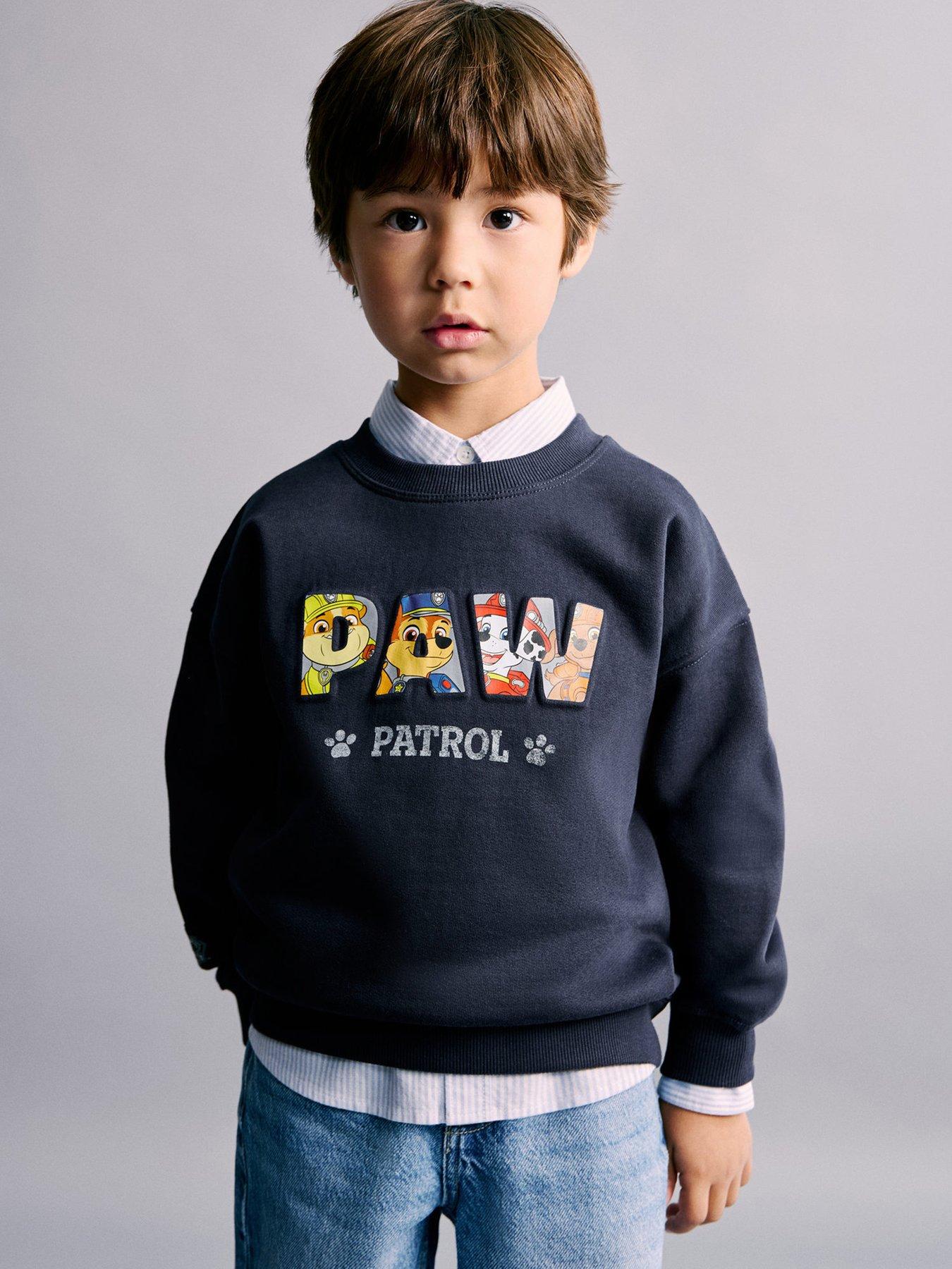 Mango Younger Boys Paw Patrol Sweatshirt - Navy