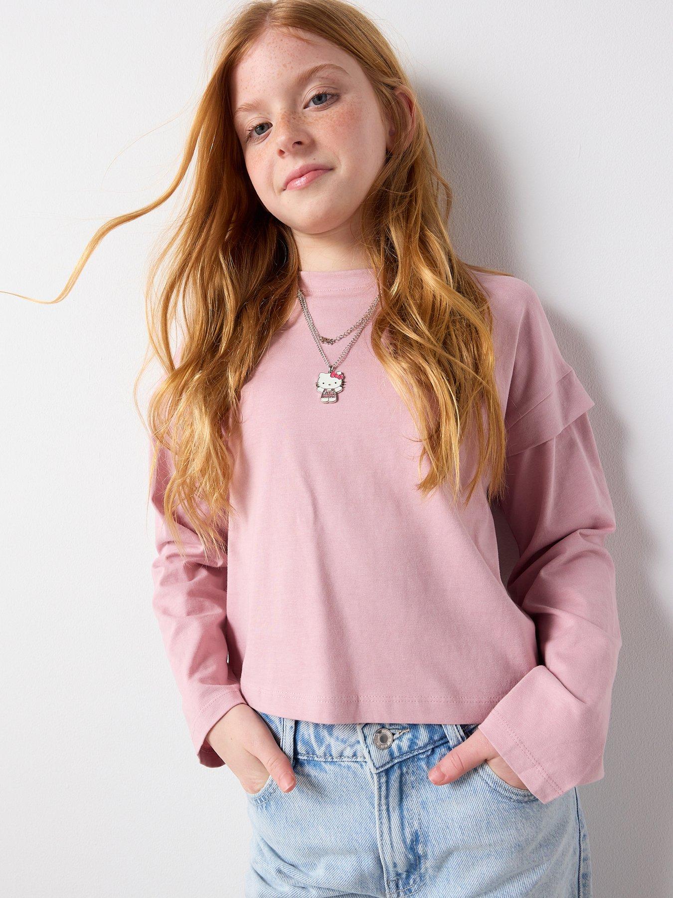 mango-girls-long-sleeve-t-shirt-pink