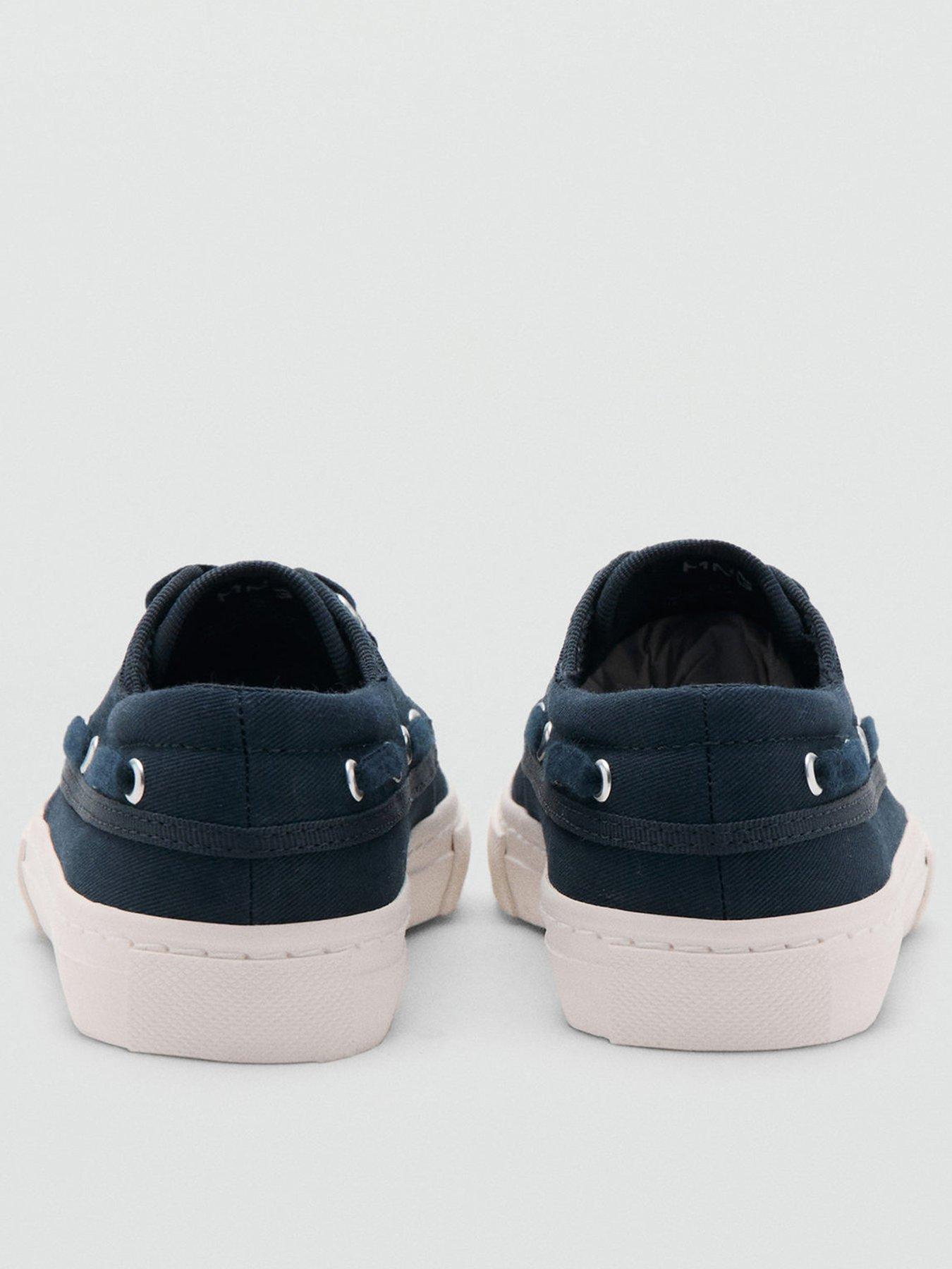 Image 3 of 5 of Mango Boys Boat Shoes - Navy