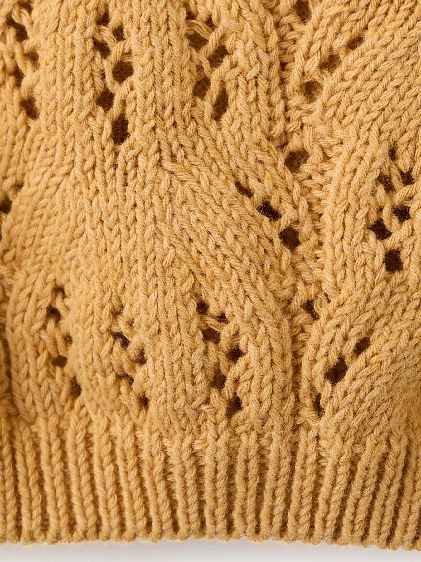 mango-girls-crochet-vest-yellowoutfit