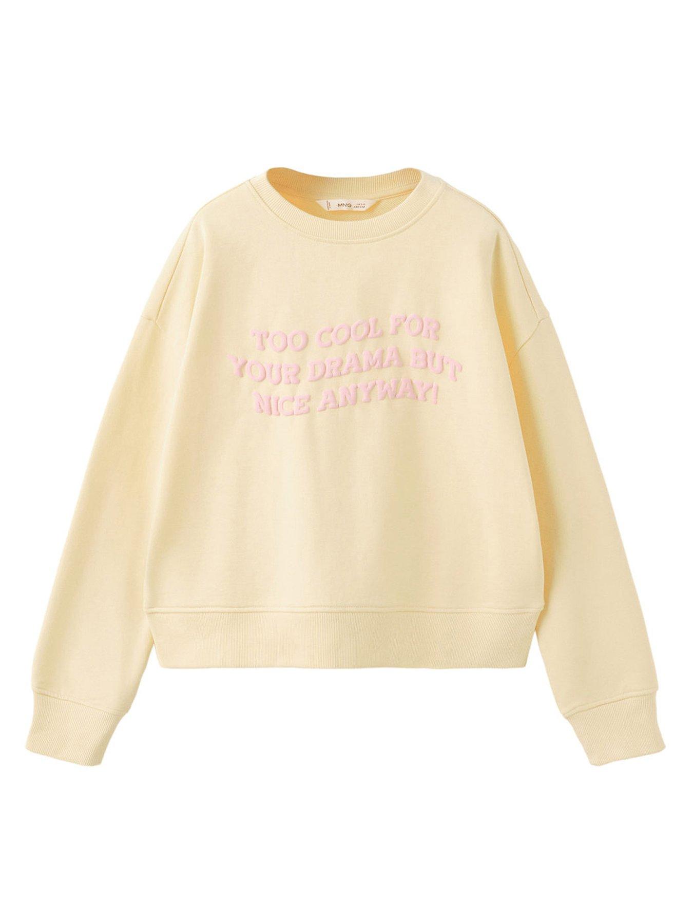 mango-girls-too-cool-graphic-sweatshirt-light-yellowfront