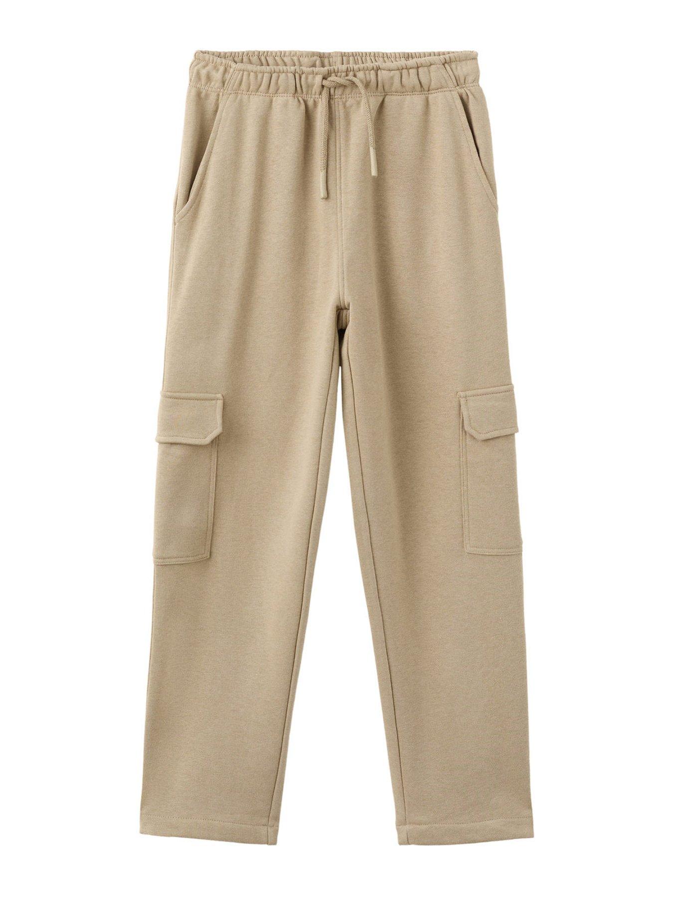 mango-boys-cargo-joggers-brown