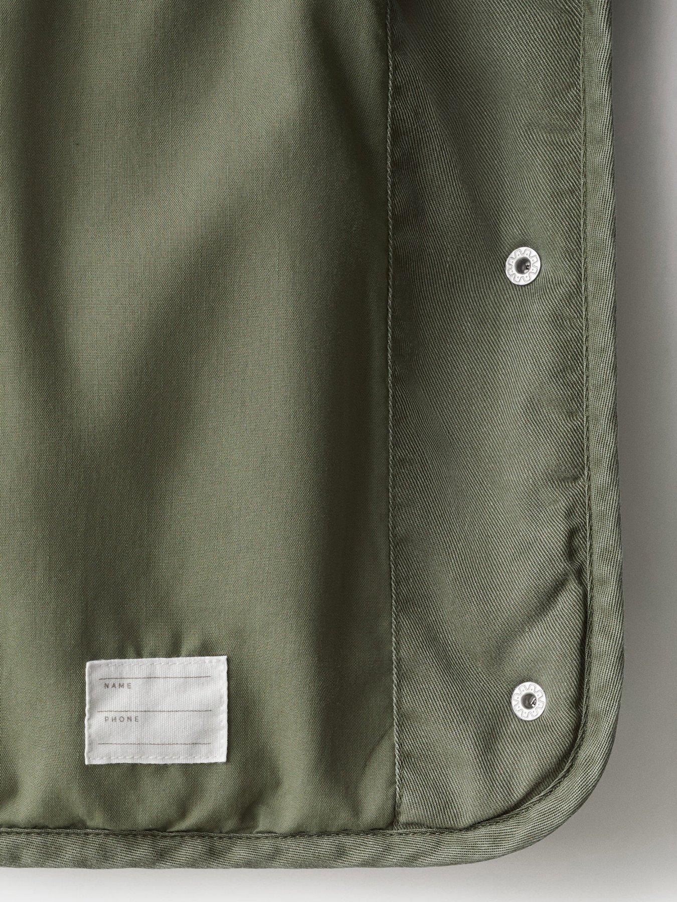 Image 3 of 4 of Mango Girls Quilted Paris Washed Jacket - Khaki