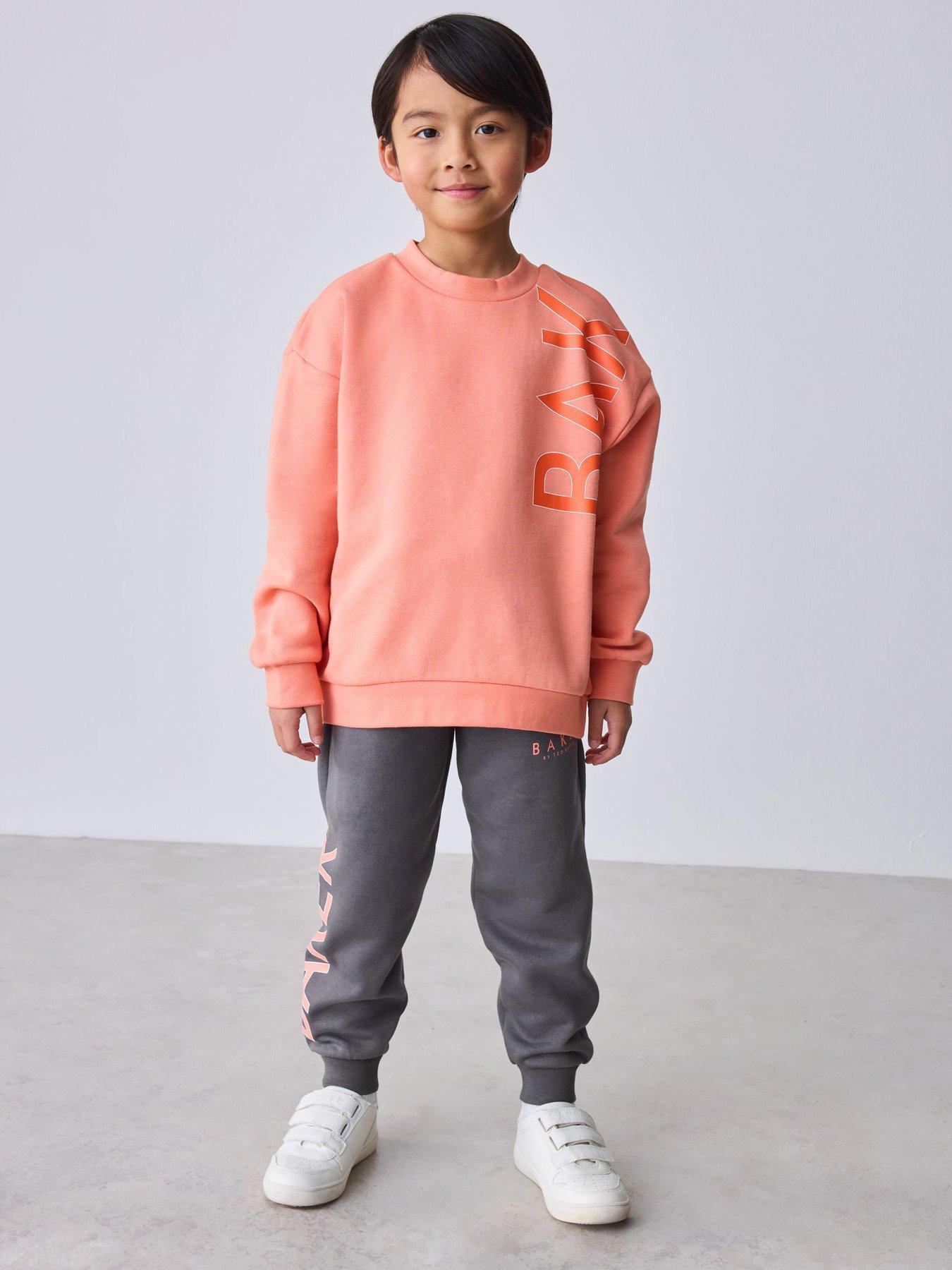 Ted Baker Boys Graphic Long Sleeved Set - Orange