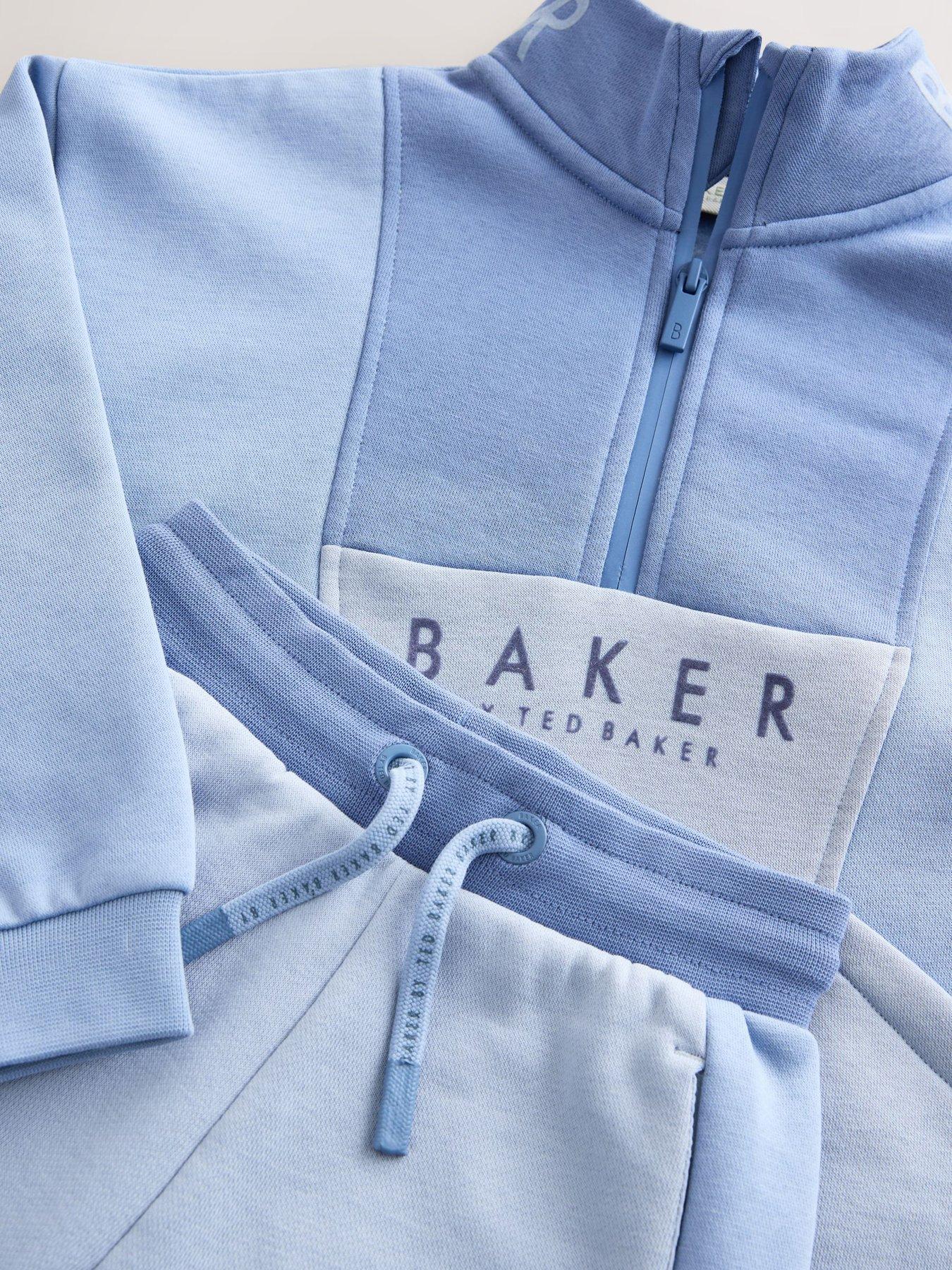 Image 7 of 7 of Ted Baker Older Boys Funnel Short Set - Blue