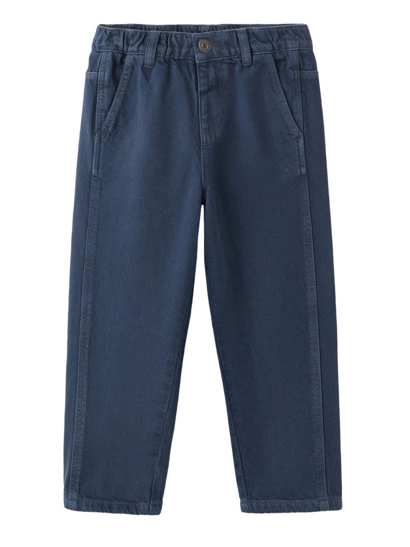 mango-younger-boys-elasticated-waistband-jeans-navyfront