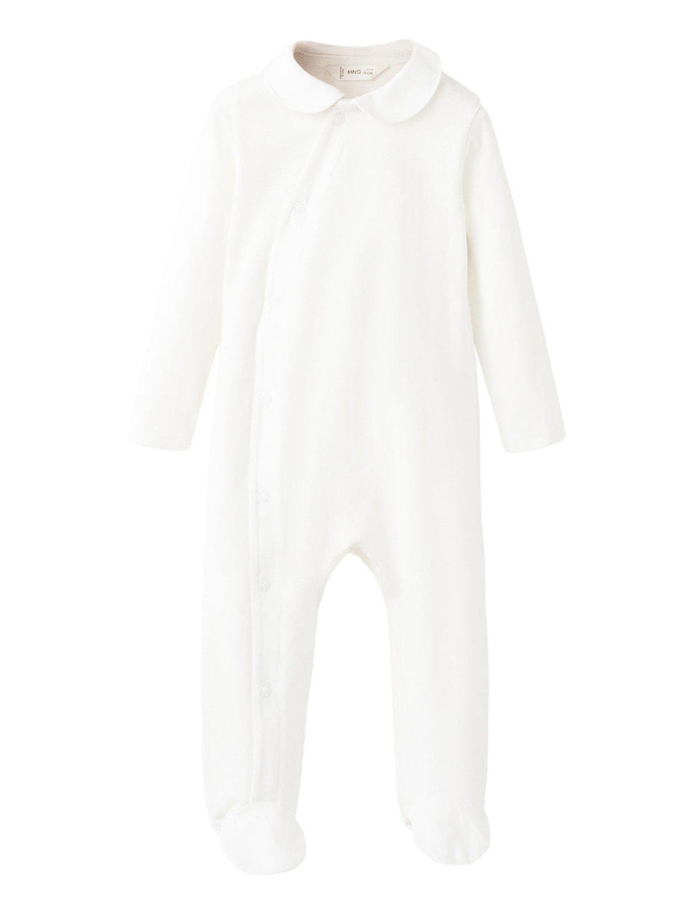 mango-baby-unisex-collared-sleepsuit-light-creamfront