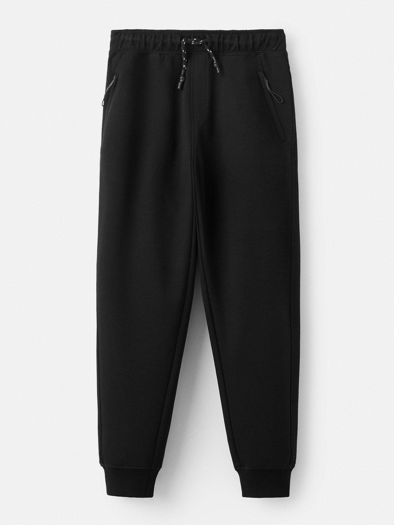 mango-boys-cuffed-joggers-blackfront