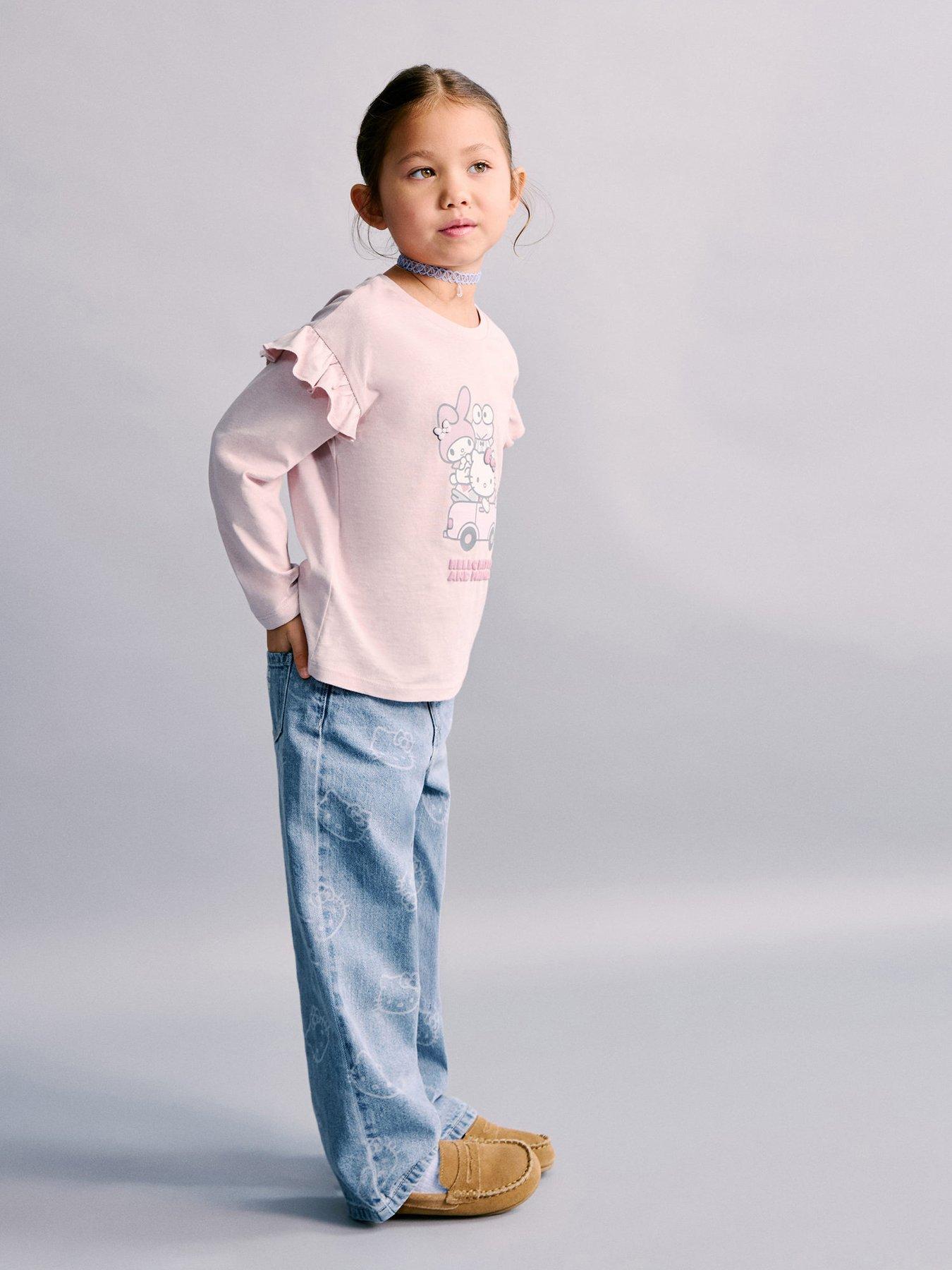mango-younger-girls-hello-kitty-regular-jeans-blue
