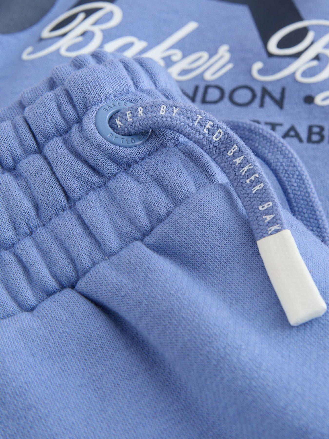 ted-baker-older-boys-graphic-logo-hoodie-set-bluedetail