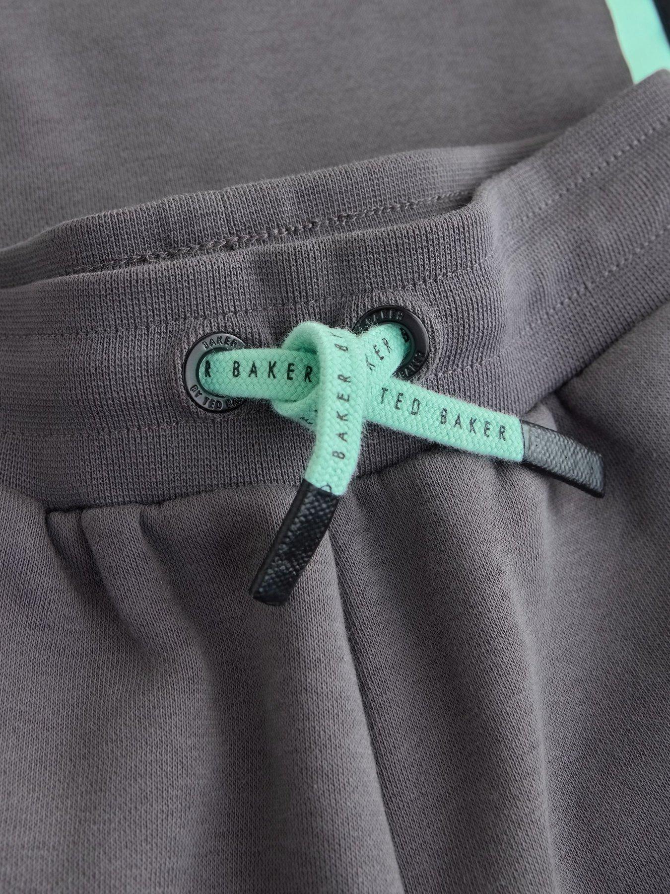 Image 5 of 6 of Ted Baker Boys Long Sleeve Sweatshirt &amp; Joggers Set - Grey
