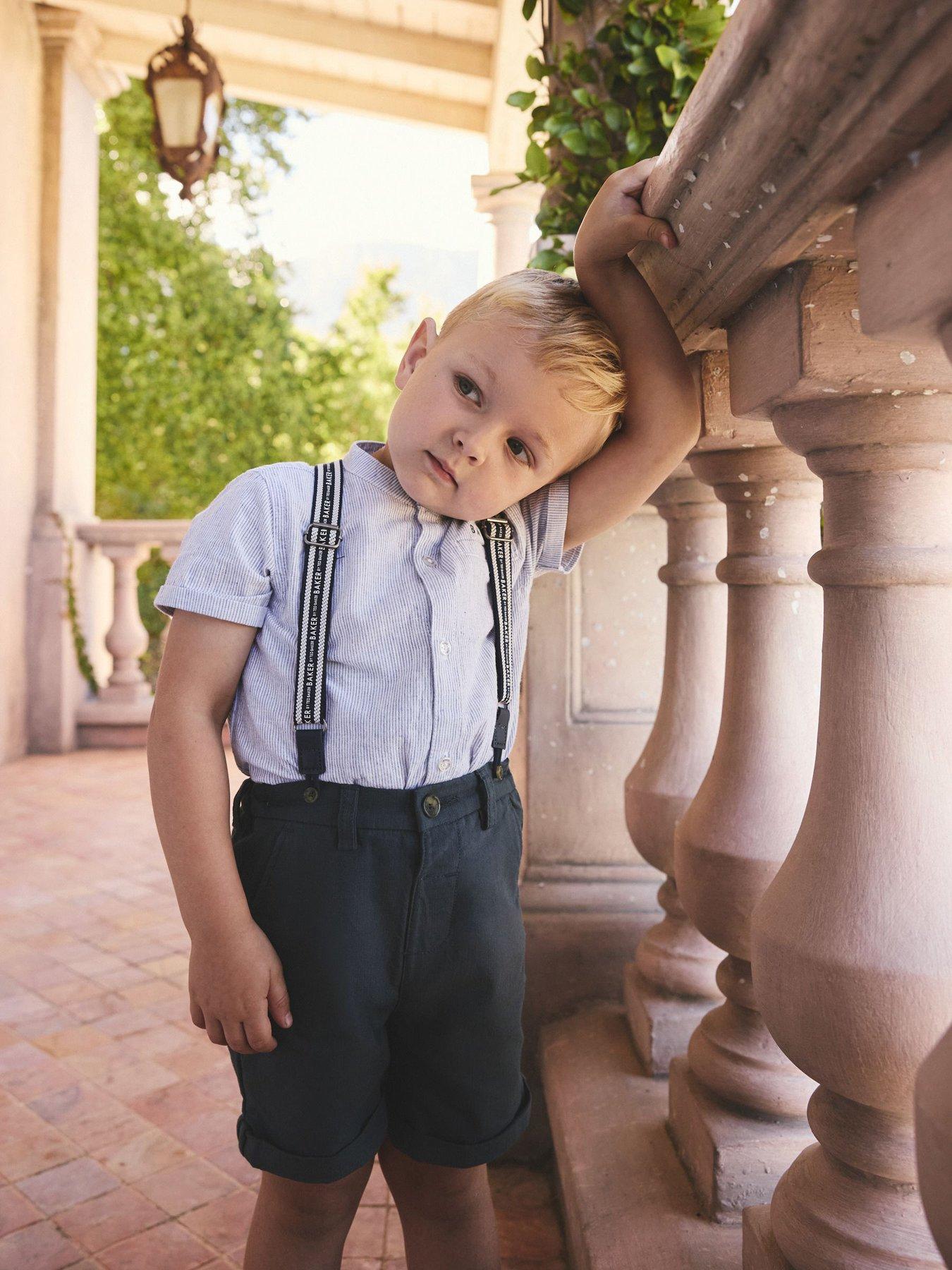 ted-baker-younger-boys-braces-shirt-and-short-set-bluefront