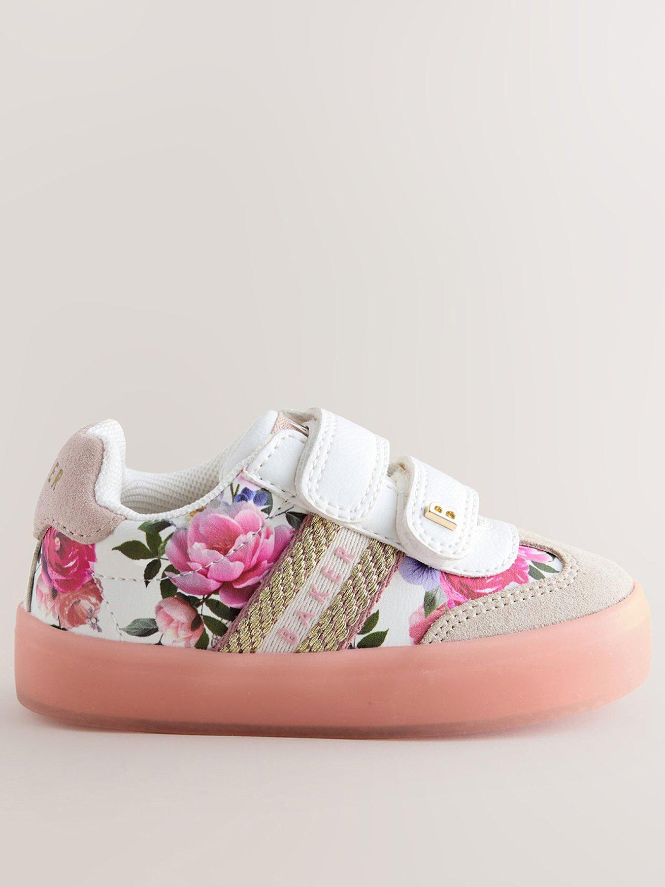 ted-baker-younger-girls-suede-floral-shoes-white