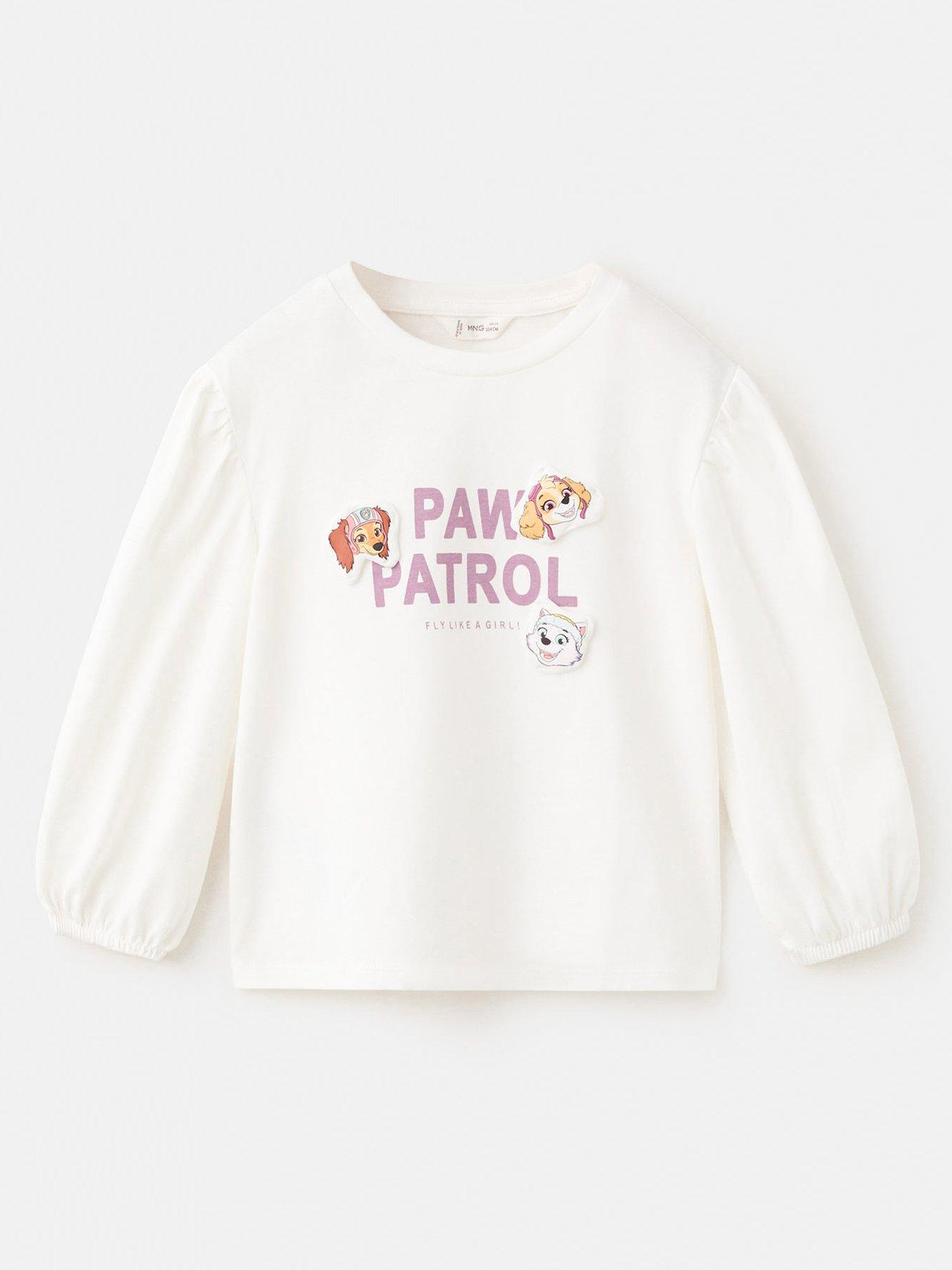 mango-younger-girls-paw-patrol-long-sleeve-t-shirt-light-cream