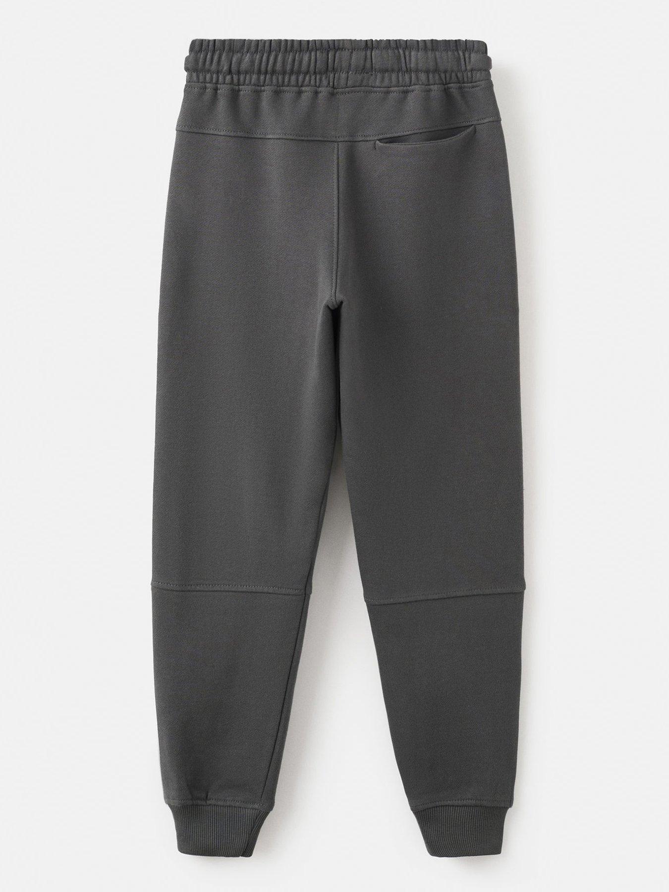Image 2 of 4 of Mango Boys Cuffed Joggers - Dark Grey