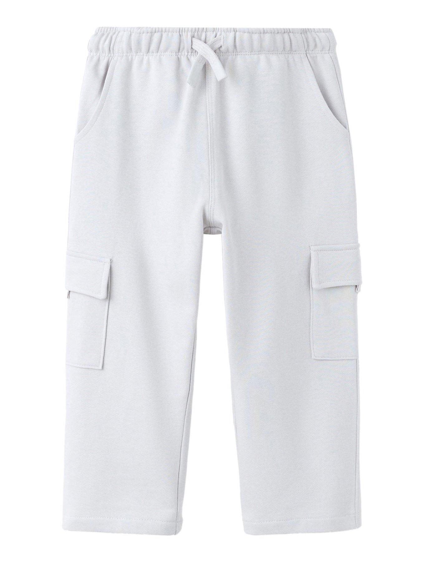 Mango Younger Boys Combat Joggers - Light Grey