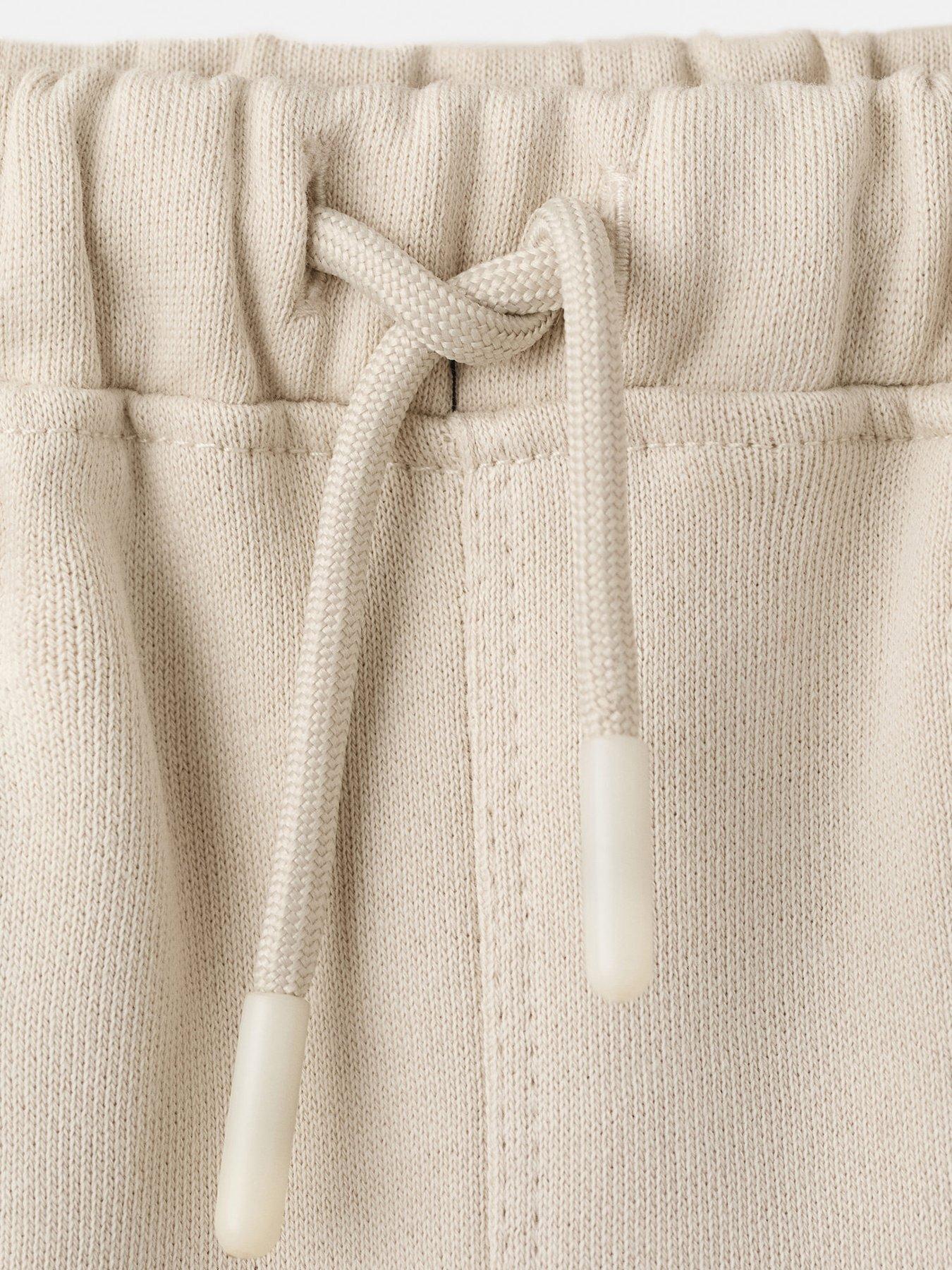 Image 4 of 4 of Mango Younger Boys Straight Leg Joggers - Beige