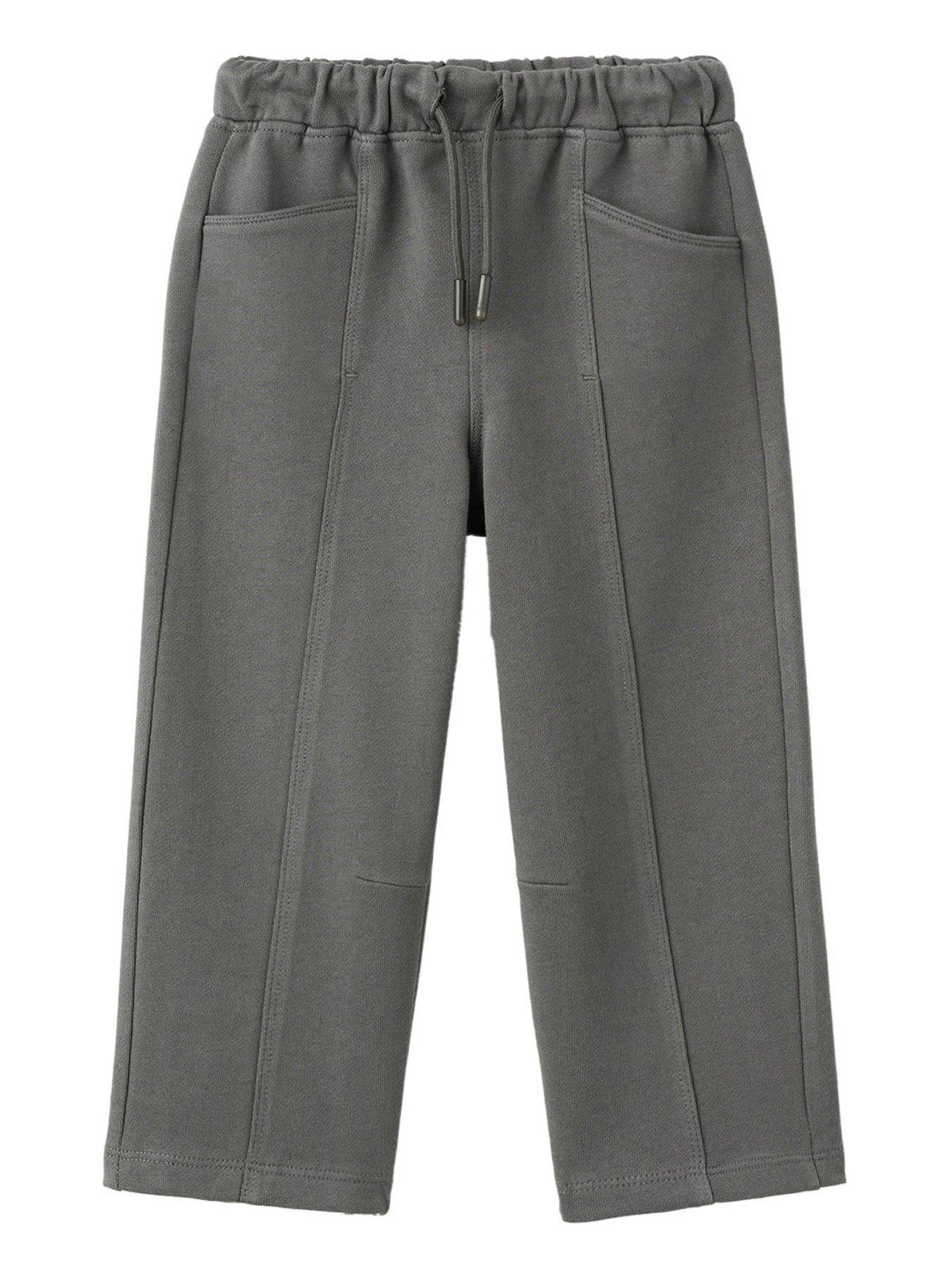 Image 1 of 4 of Mango Younger Boys Straight Leg Joggers - Dark Grey