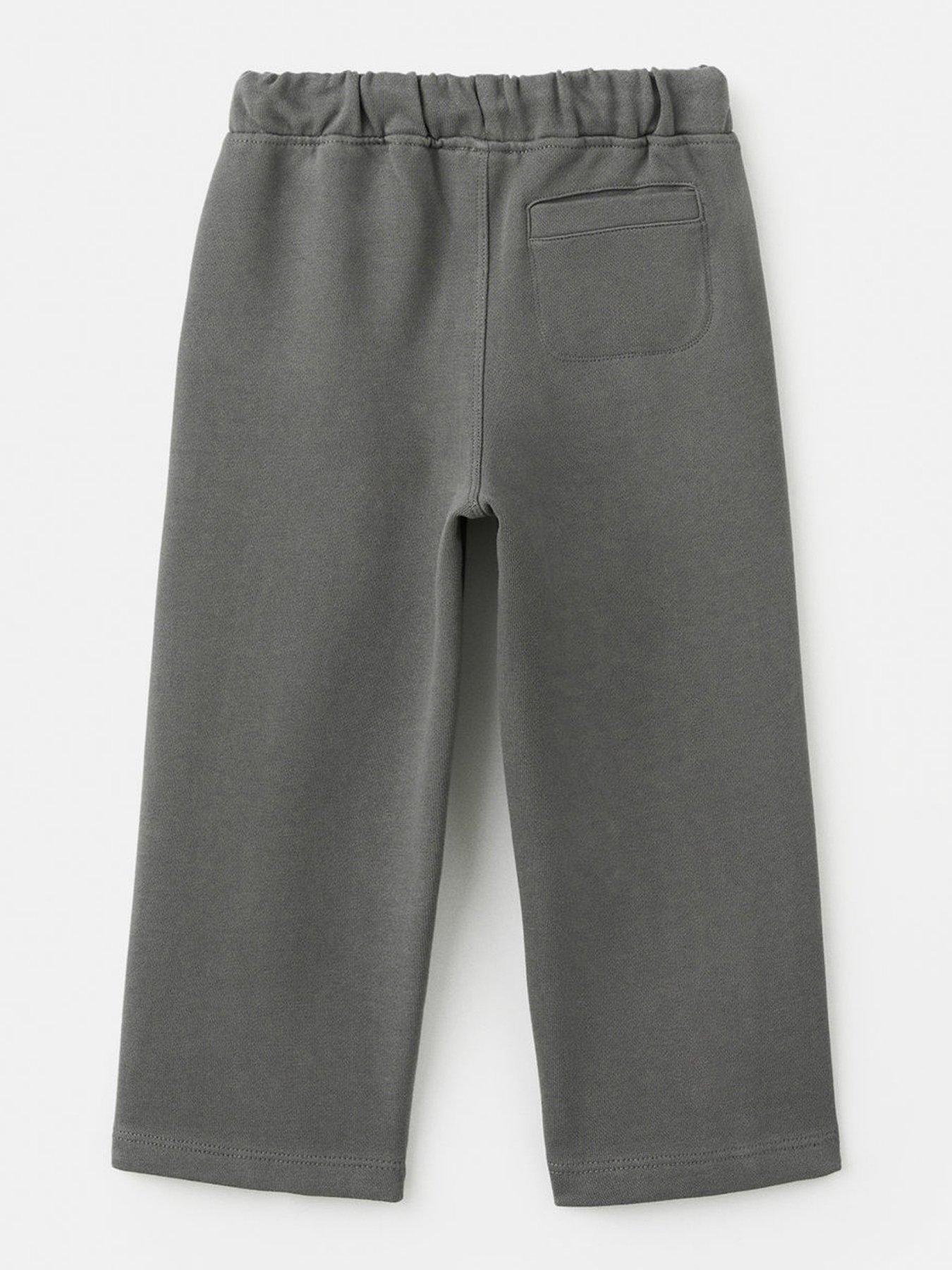 Image 2 of 4 of Mango Younger Boys Straight Leg Joggers - Dark Grey